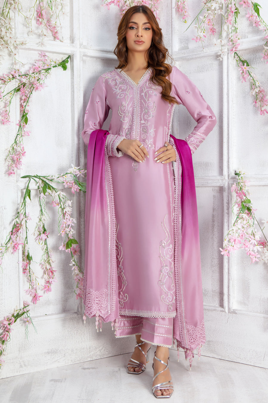 Mesa Rose | Pakistani Designer Outfit | Sarosh Salman