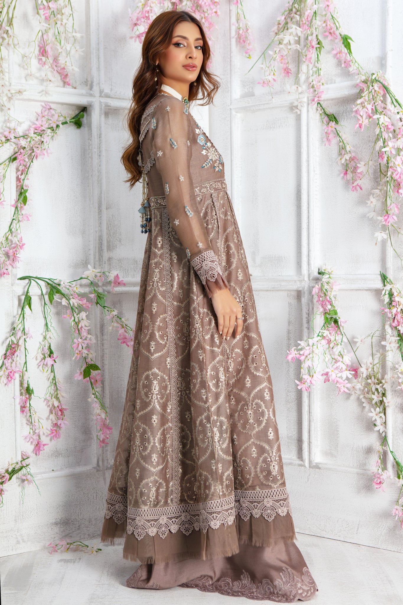 Wood Smoke | Pakistani Designer Outfit | Sarosh Salman