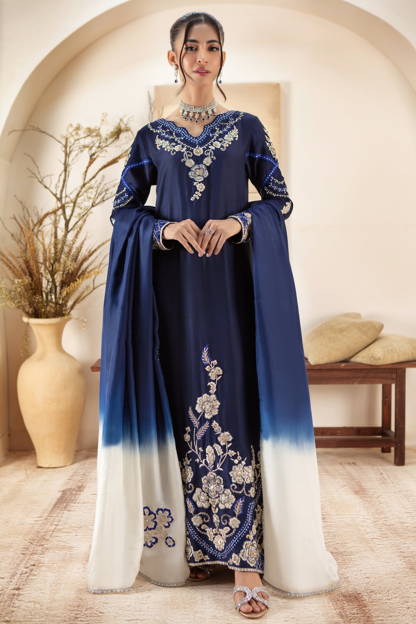 Kafiya | Pakistani Designer Outfit | Sarosh Salman