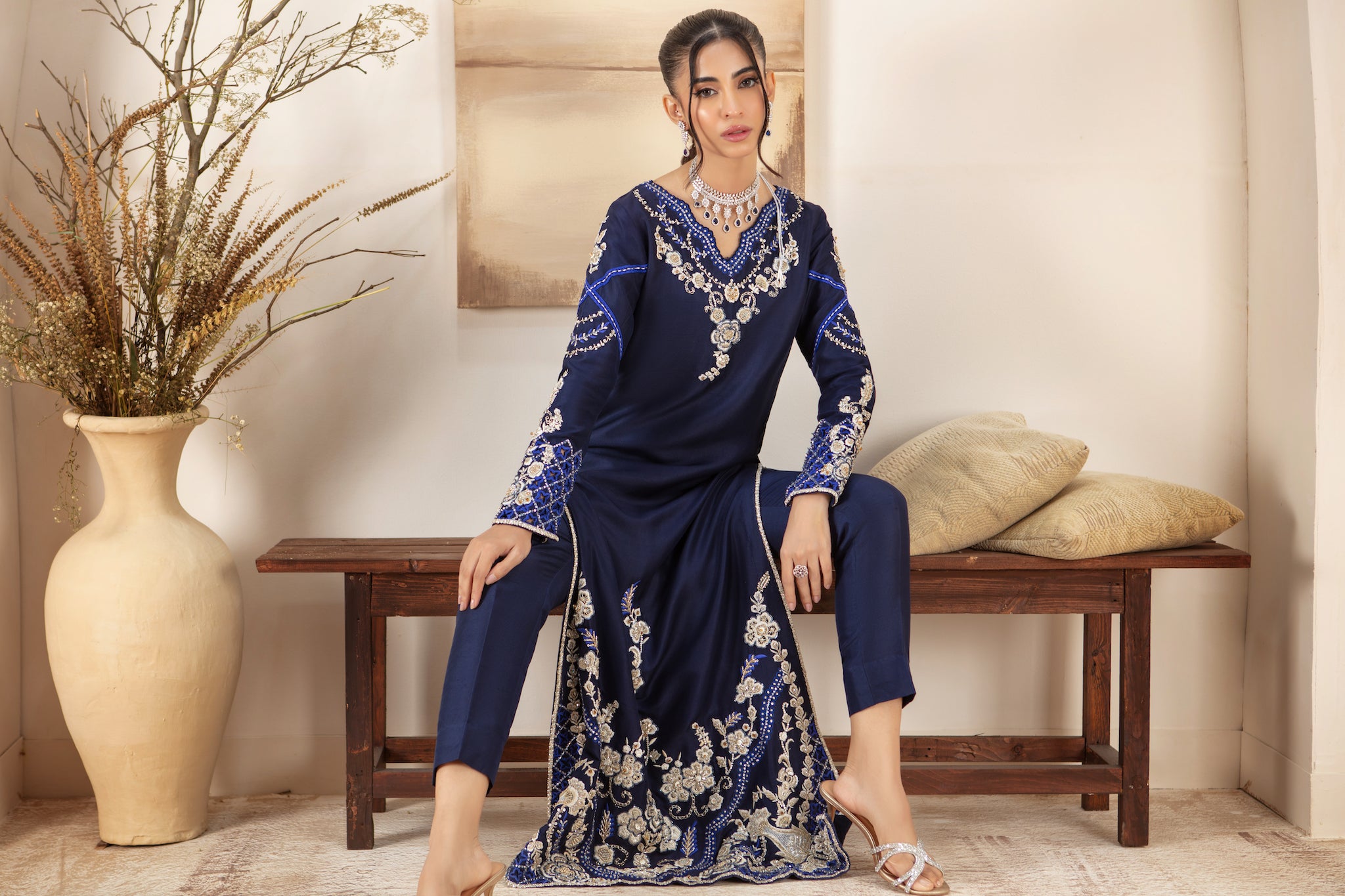 Kafiya | Pakistani Designer Outfit | Sarosh Salman
