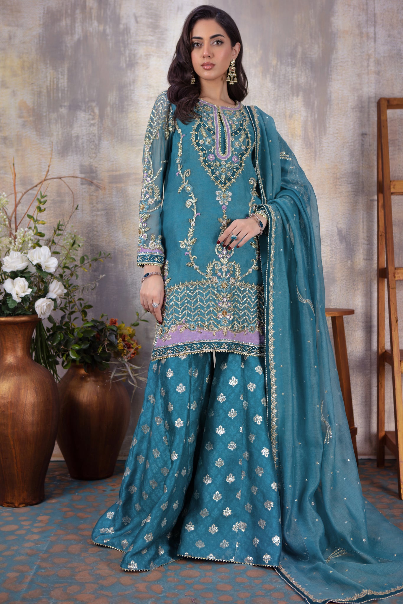 Ruqma | Pakistani Designer Outfit | Sarosh Salman