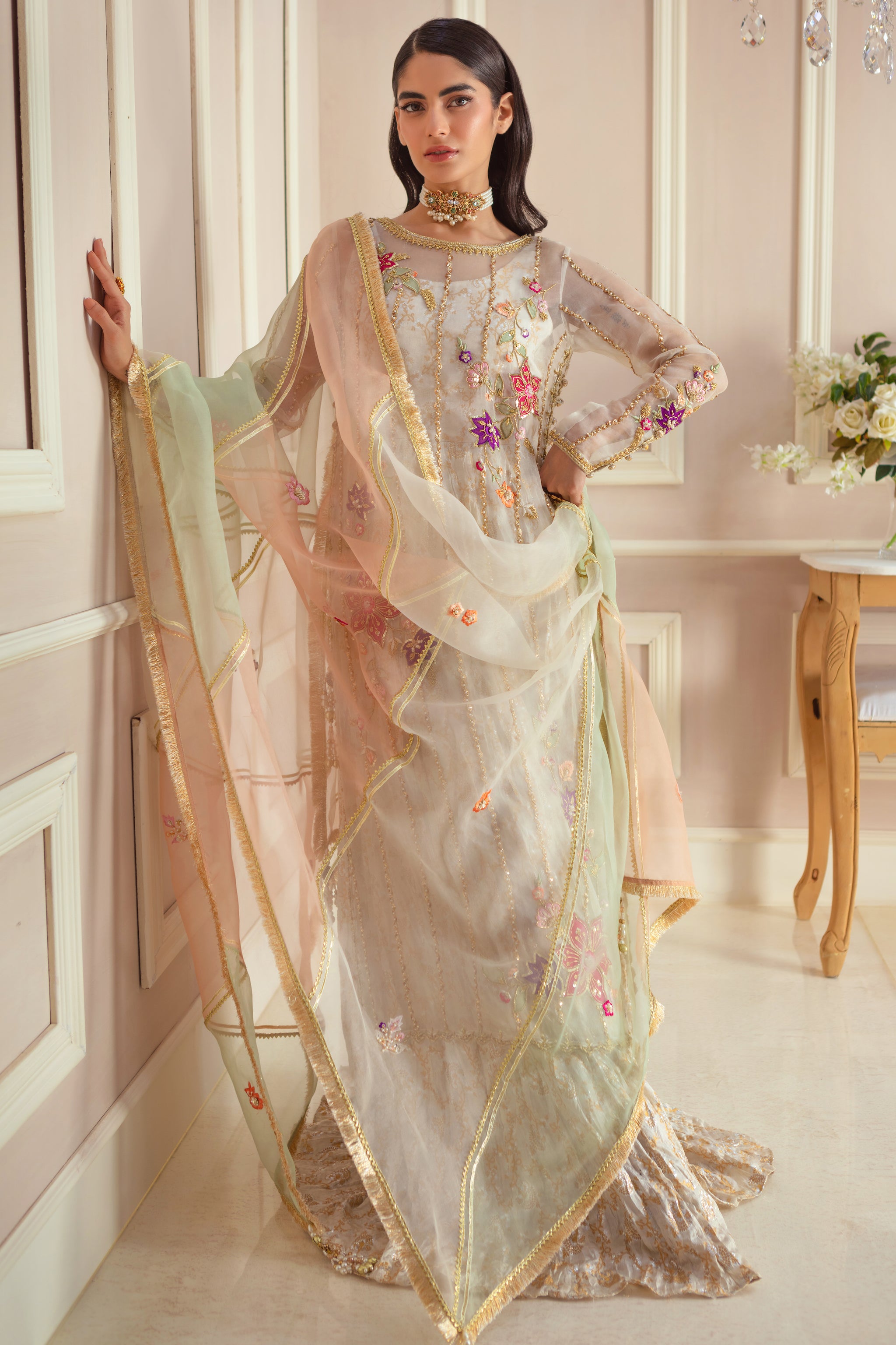 Celestial | Pakistani Designer Outfit | Sarosh Salman