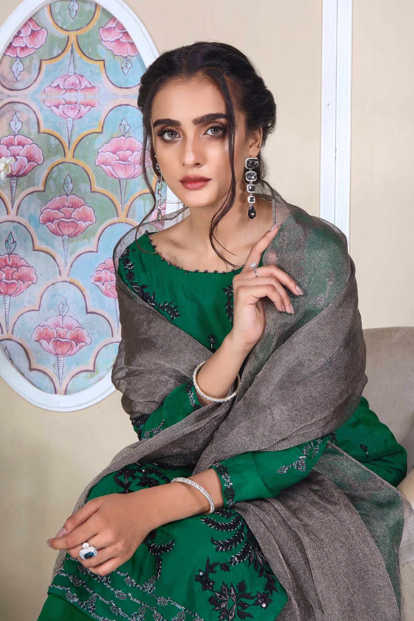 Melachite | Pakistani Designer Outfit | Sarosh Salman