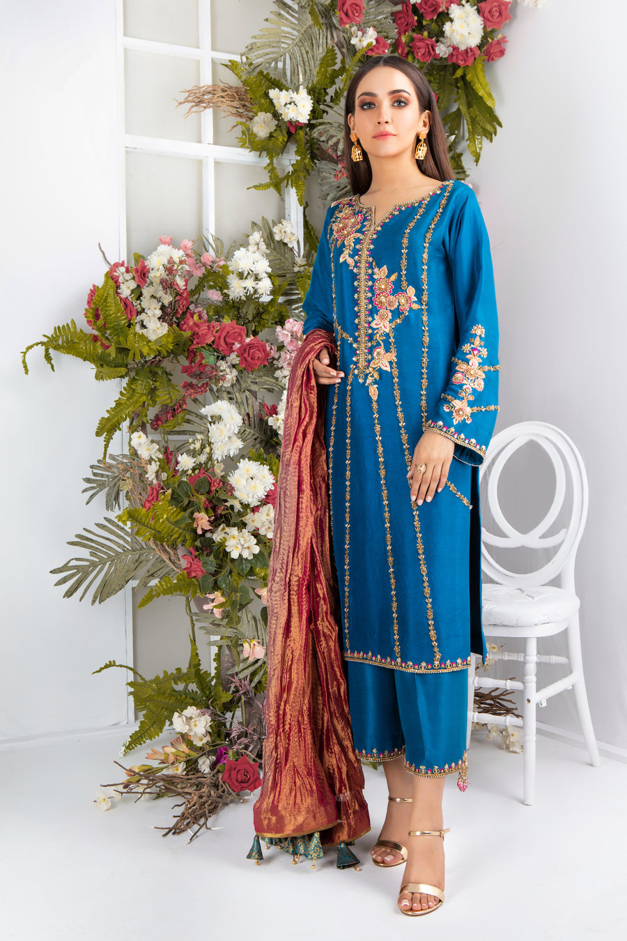 Azure | Pakistani Designer Outfit | Sarosh Salman