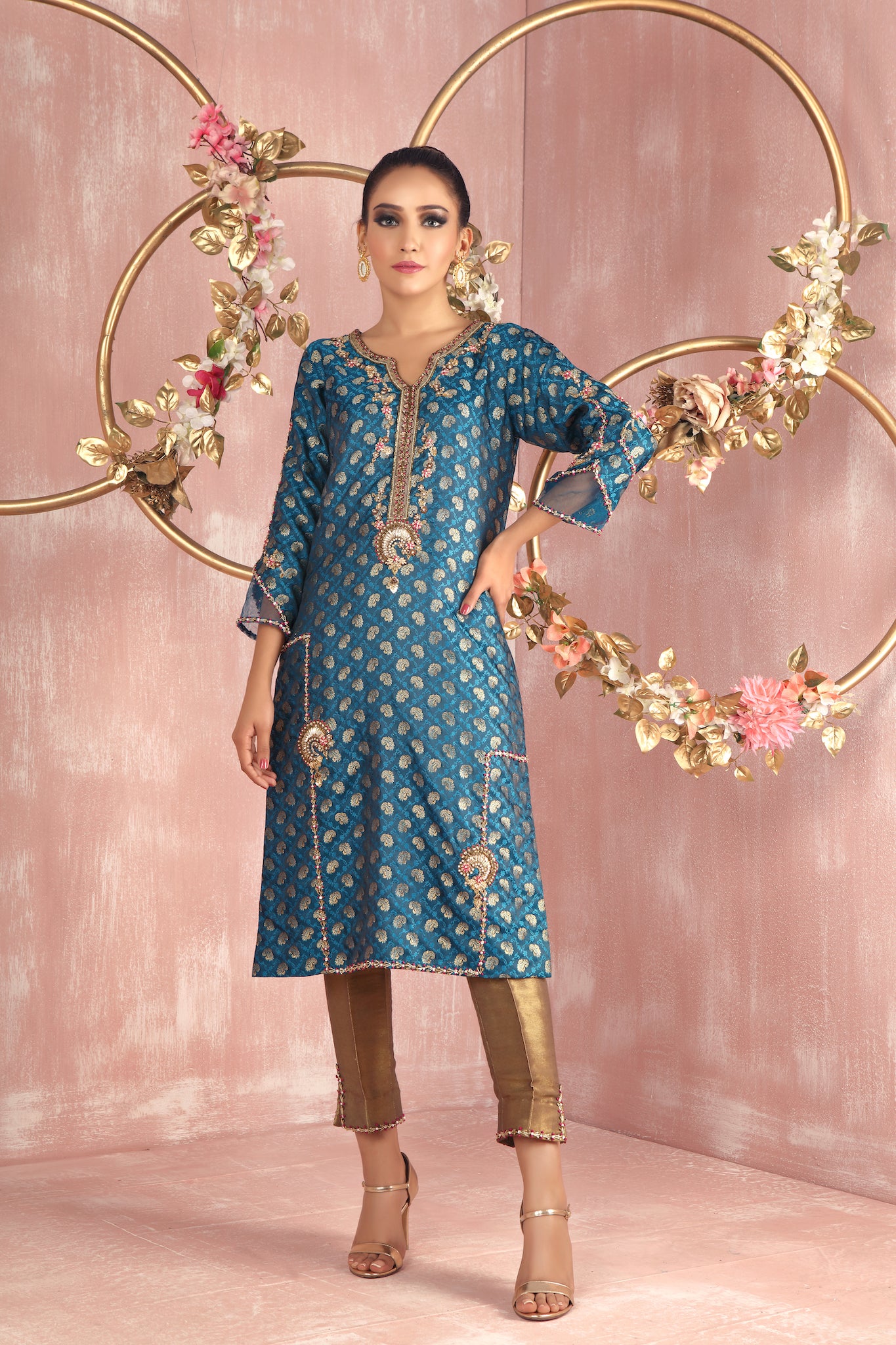 Midnight Muse | Pakistani Designer Outfit | Sarosh Salman