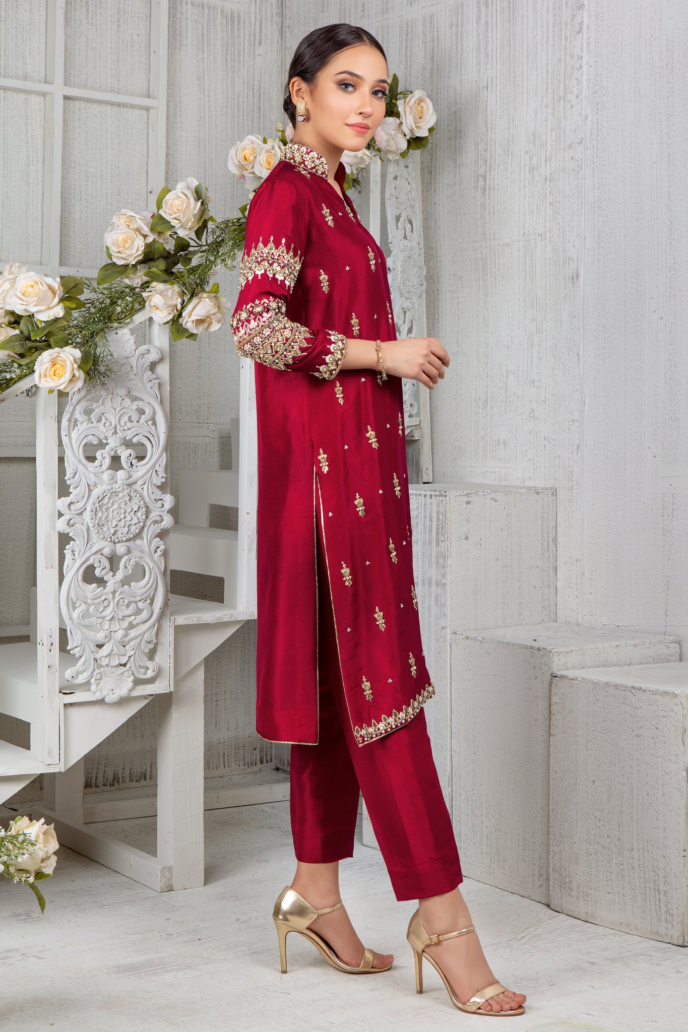 Garnet | Pakistani Designer Outfit | Sarosh Salman