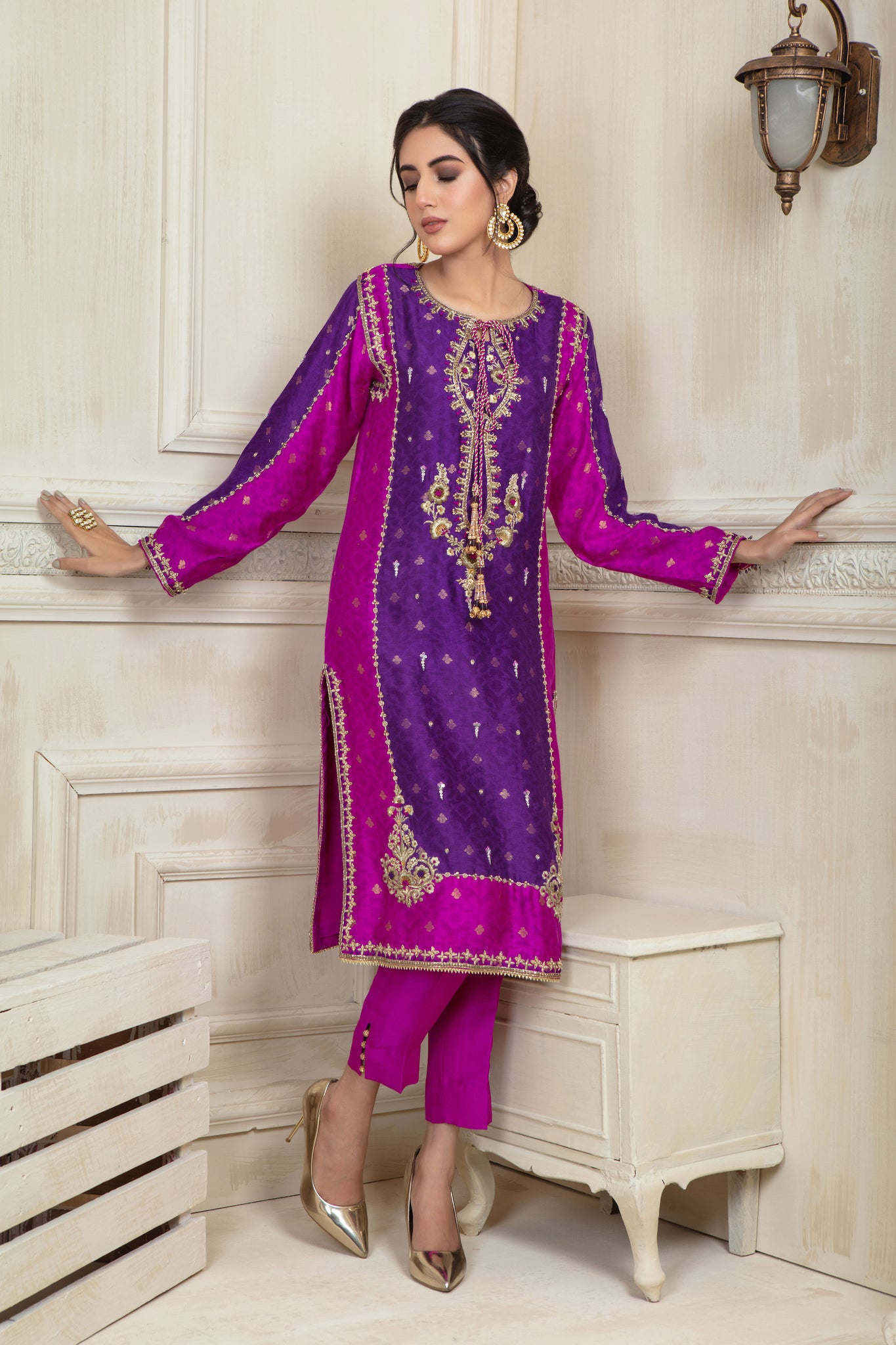 Miznah | Pakistani Designer Outfit | Sarosh Salman