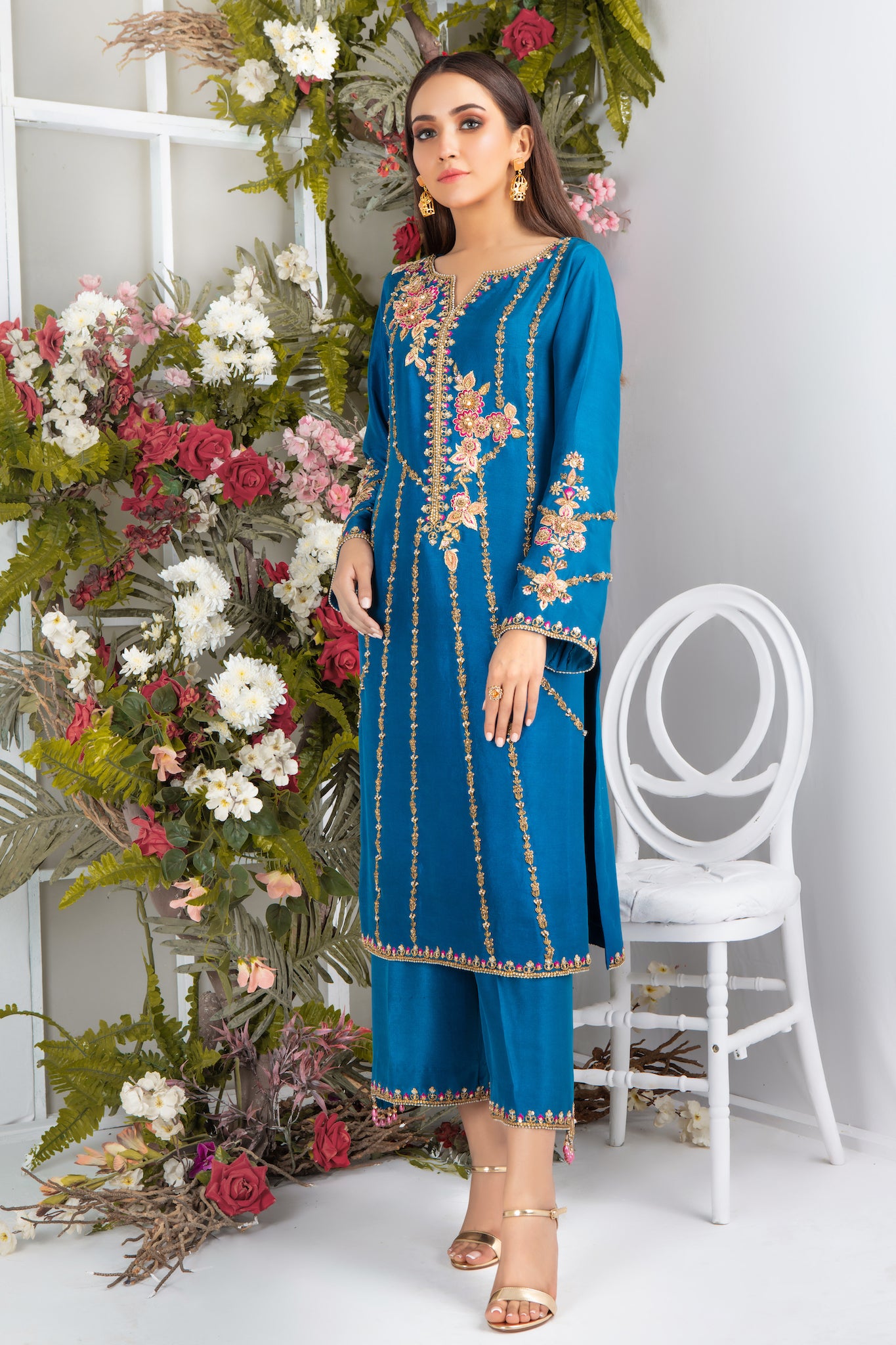 Azure | Pakistani Designer Outfit | Sarosh Salman