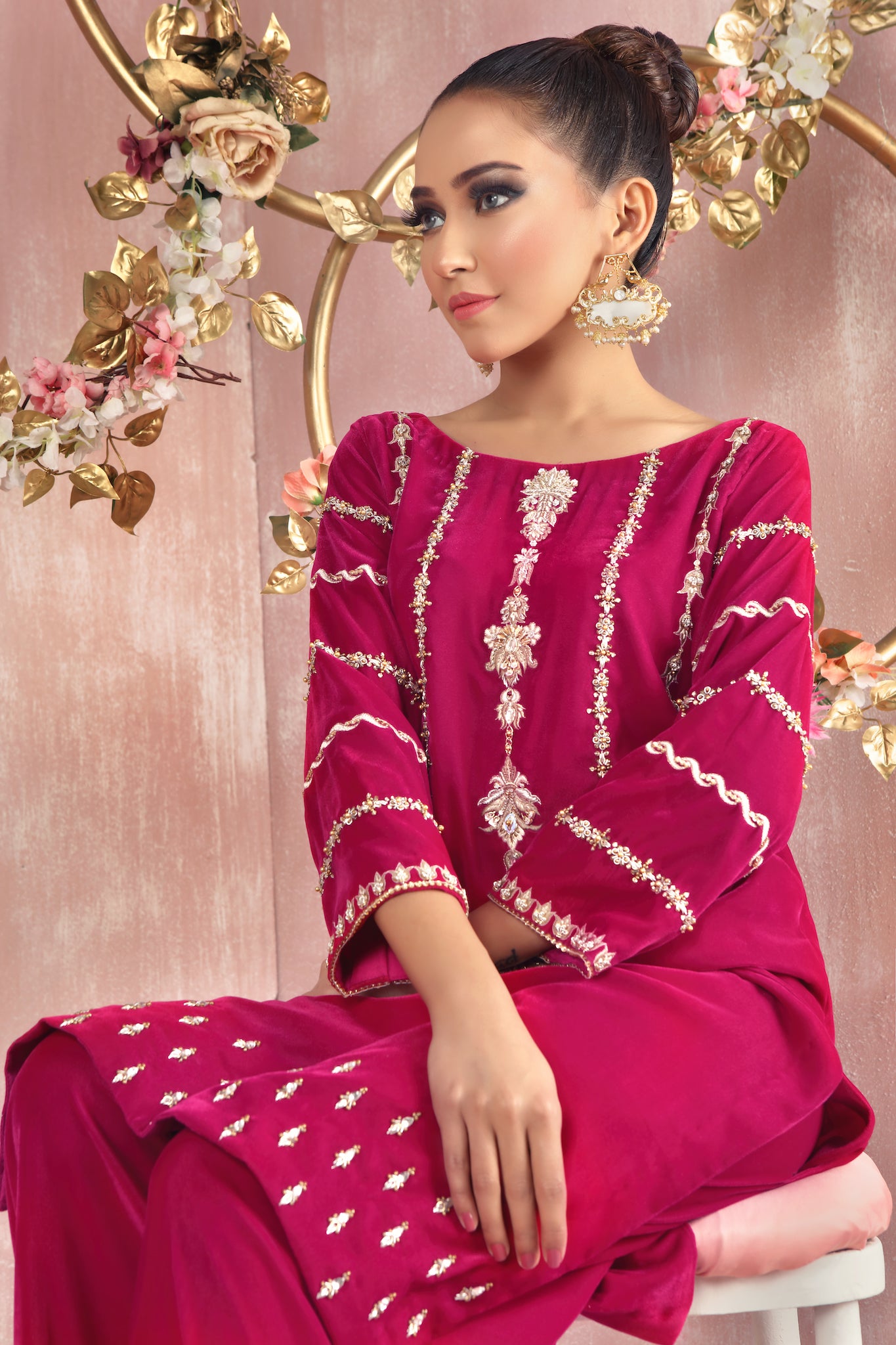 Regal Rose | Pakistani Designer Outfit | Sarosh Salman