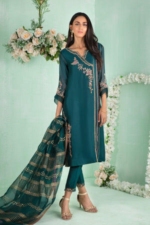 Emerald Envy | Pakistani Designer Outfit | Sarosh Salman