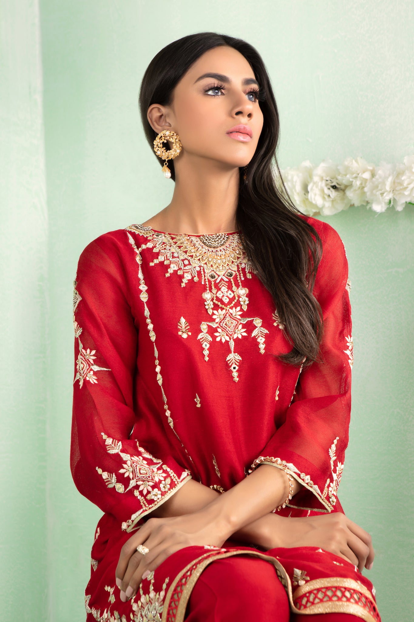 Scarlet | Pakistani Designer Outfit | Sarosh Salman