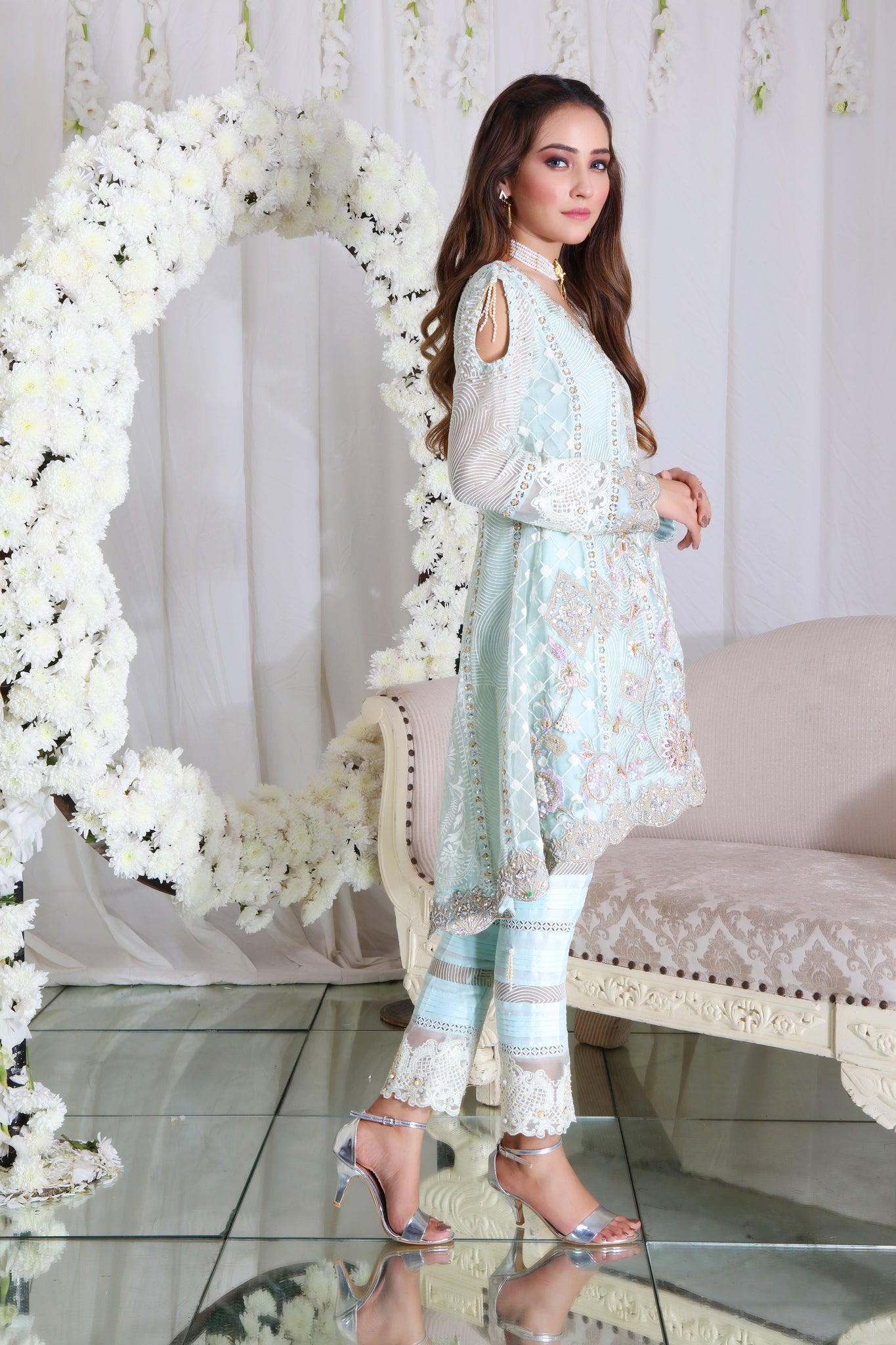 Morning Mist | Pakistani Designer Outfit | Sarosh Salman