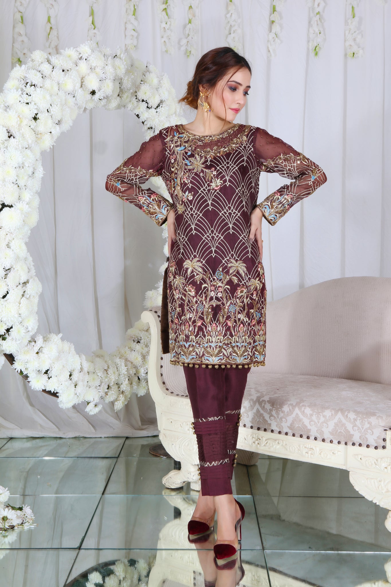 Russet | Pakistani Designer Outfit | Sarosh Salman