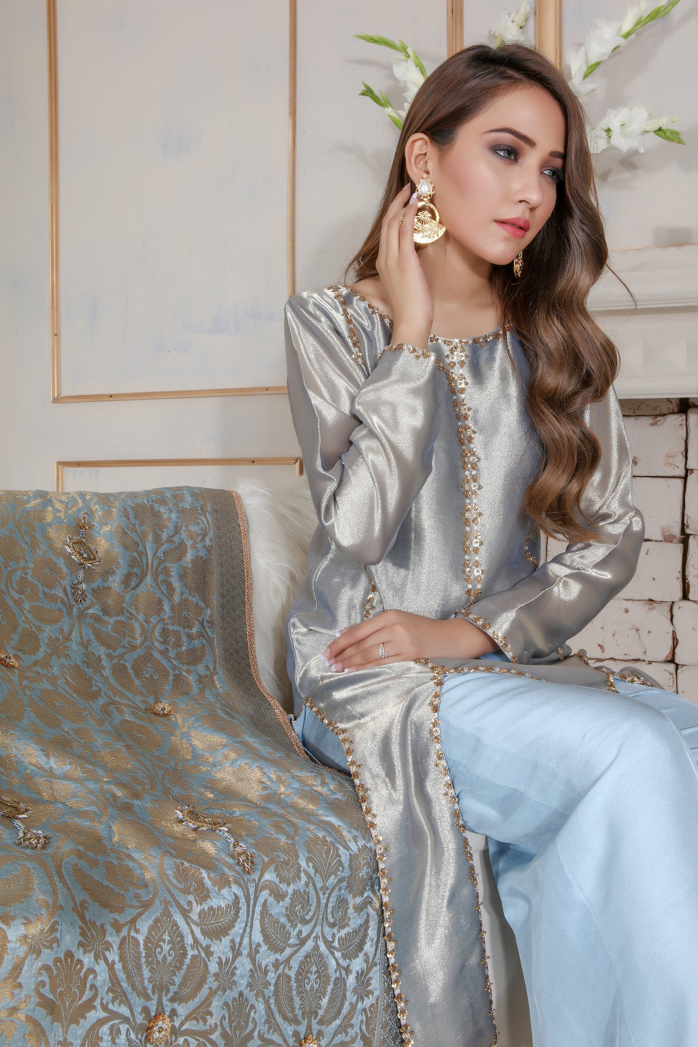 Periwinkle | Pakistani Designer Outfit | Sarosh Salman