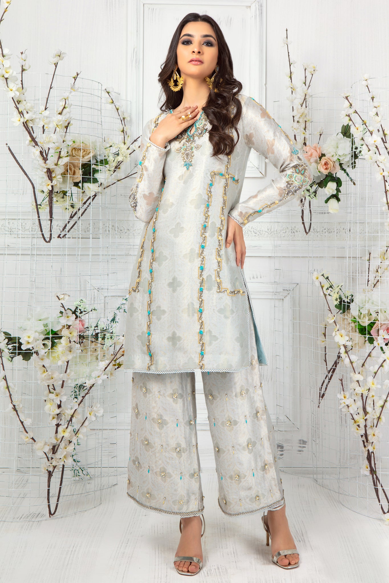 Moon Glow | Pakistani Designer Outfit | Sarosh Salman