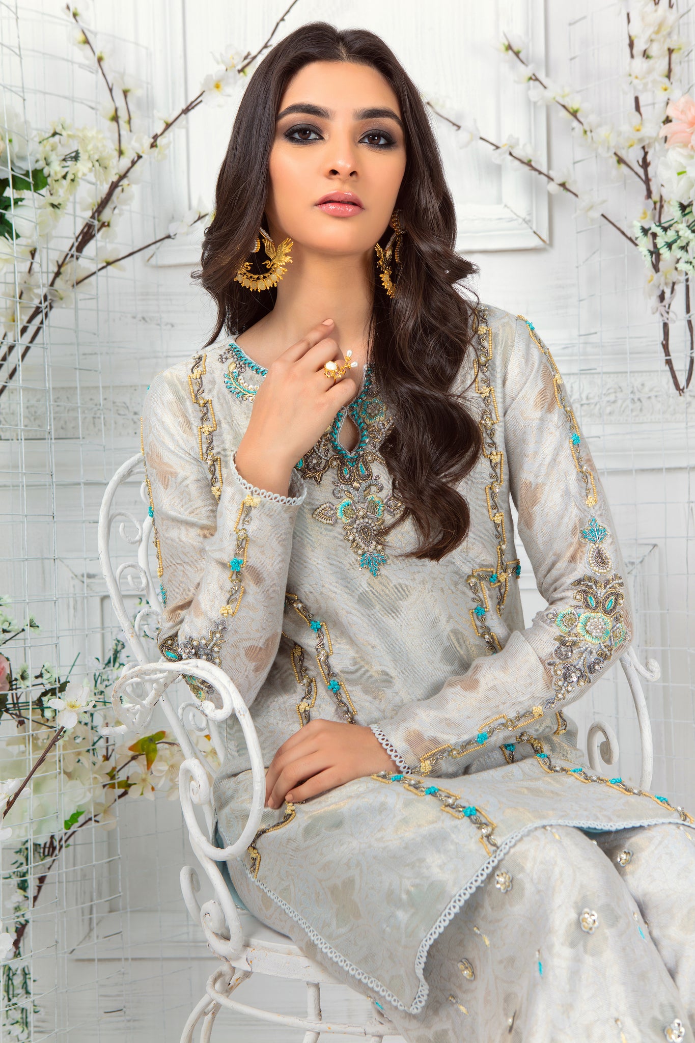 Moon Glow | Pakistani Designer Outfit | Sarosh Salman