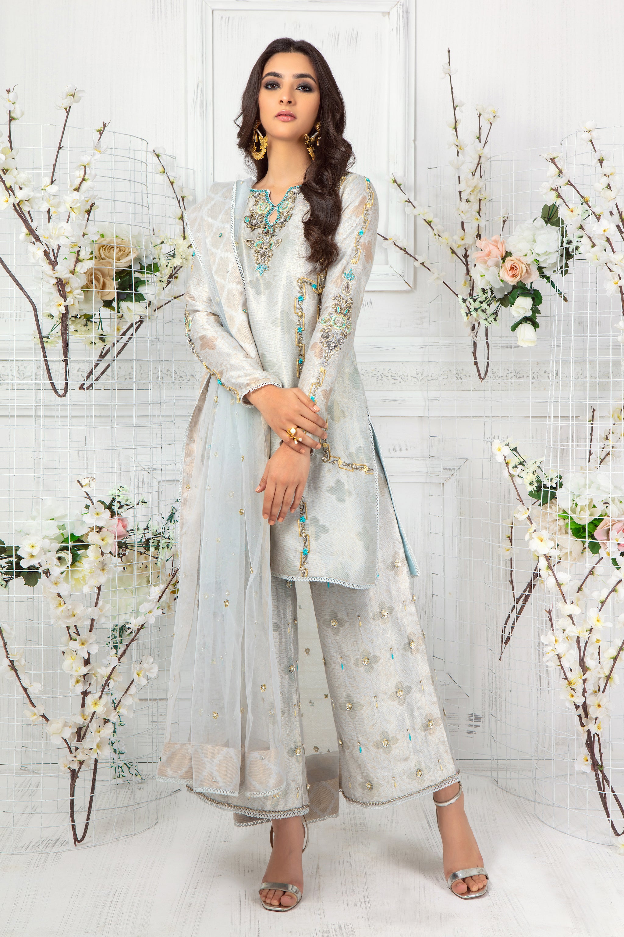Moon Glow | Pakistani Designer Outfit | Sarosh Salman