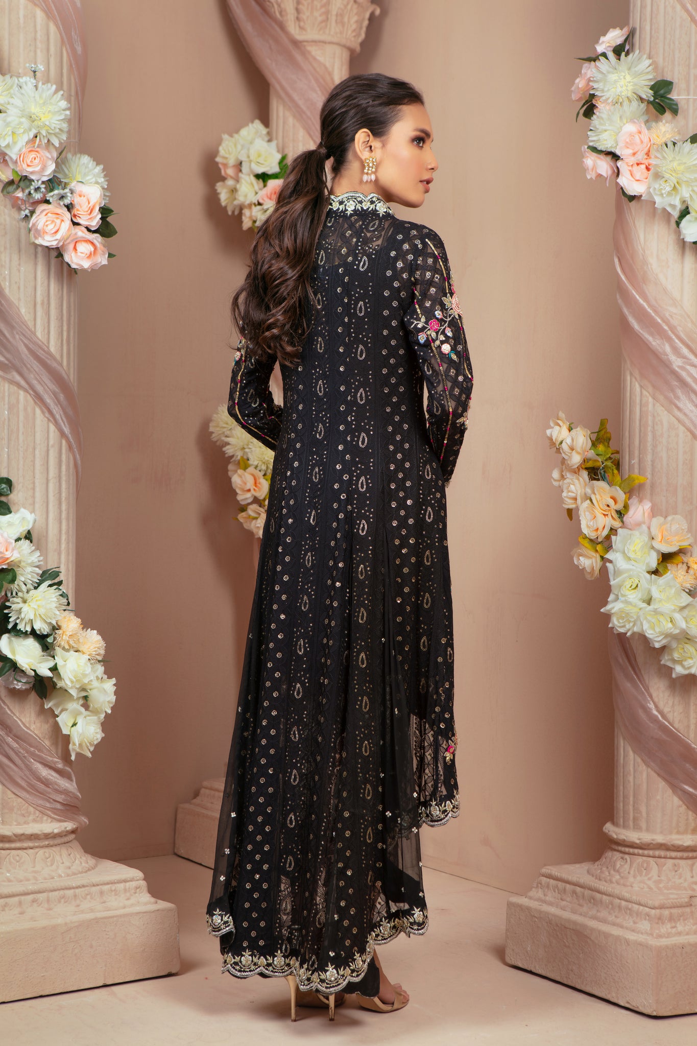 Ebony | Pakistani Designer Outfit | Sarosh Salman