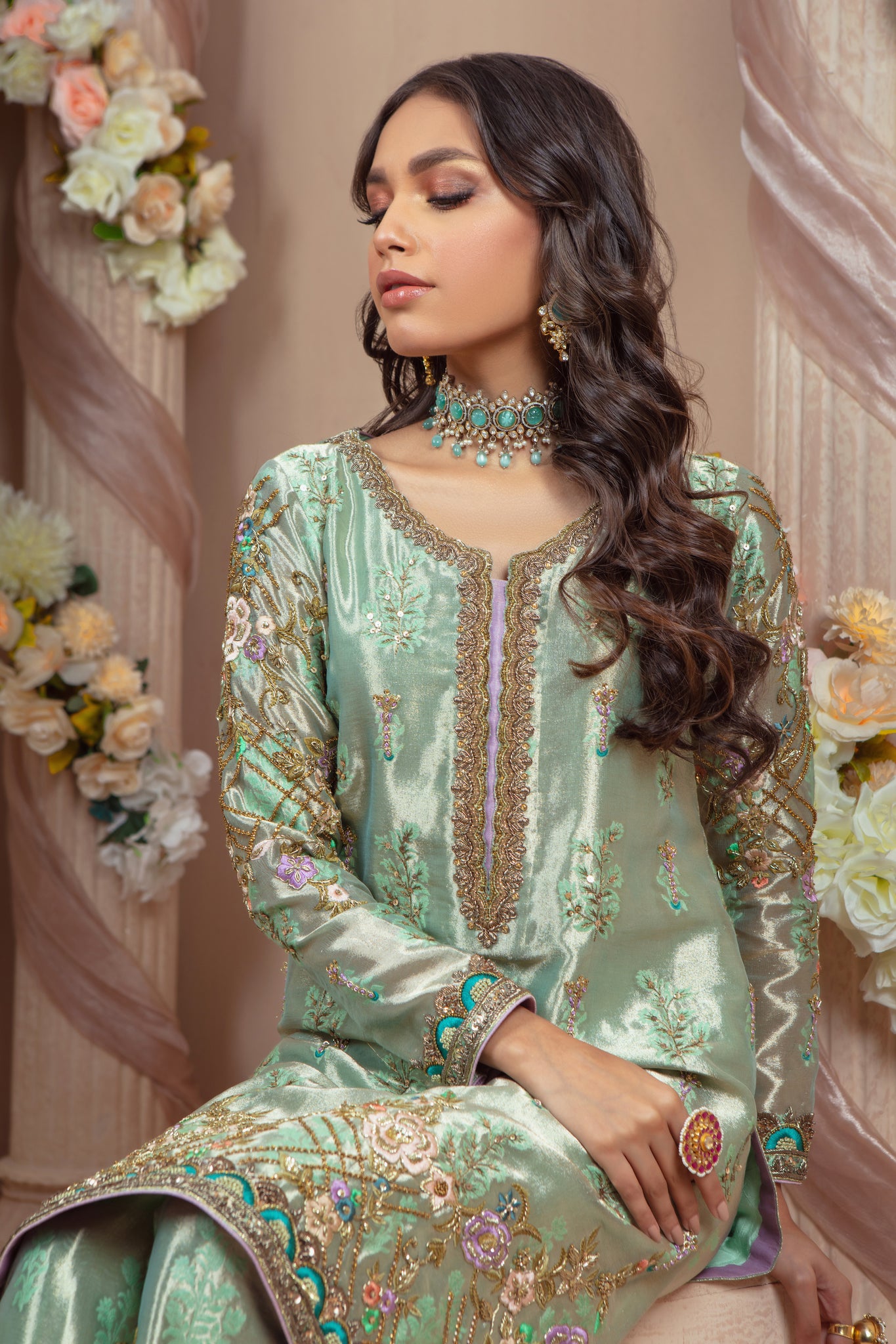 Celadon | Pakistani Designer Outfit | Sarosh Salman