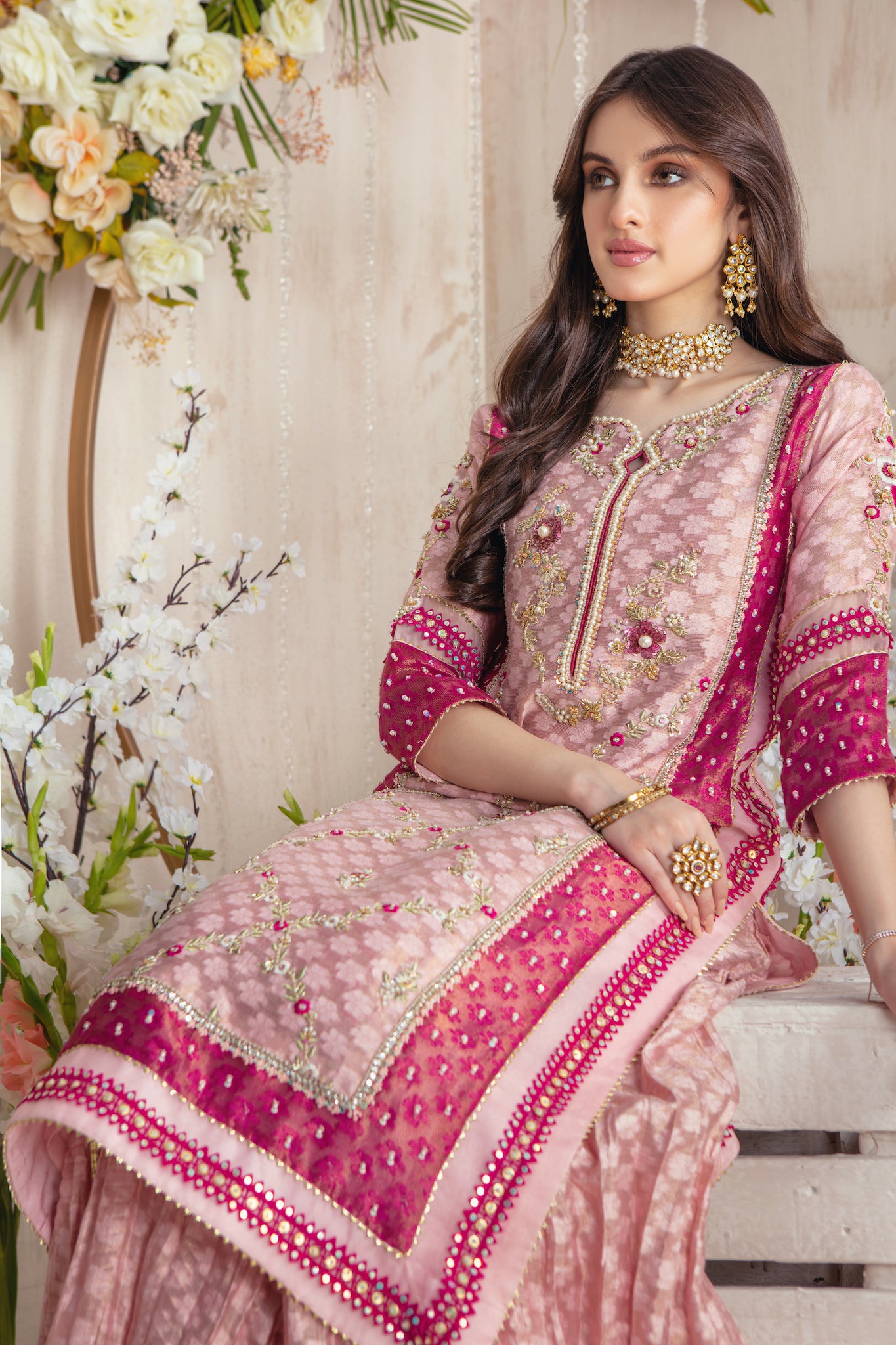 Pink Pearl | Pakistani Designer Outfit | Sarosh Salman
