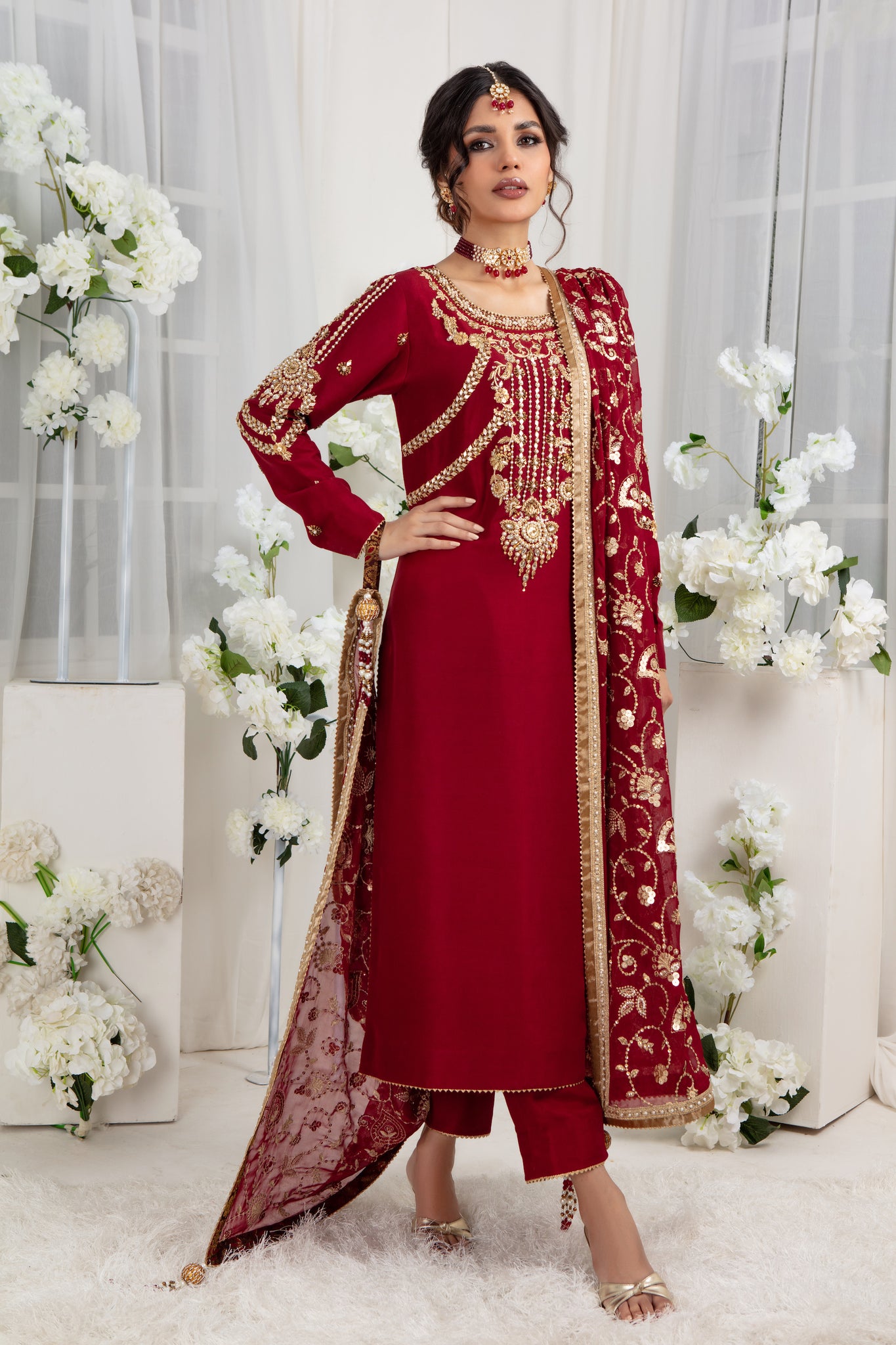Samah | Pakistani Designer Outfit | Sarosh Salman
