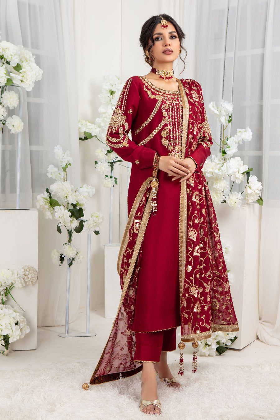 Samah | Pakistani Designer Outfit | Sarosh Salman