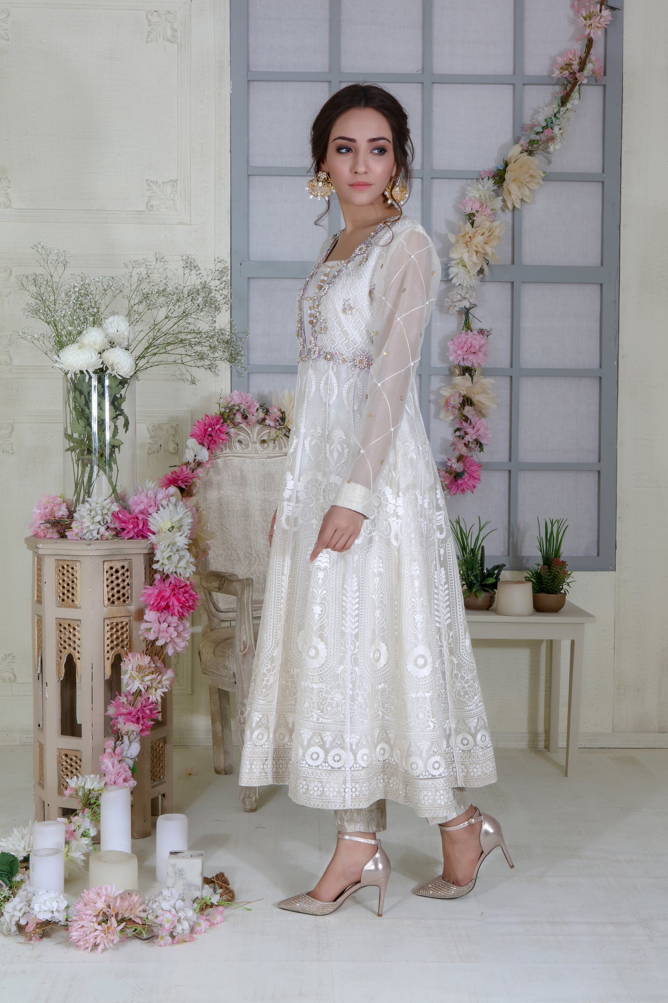 Ivory Bliss | Pakistani Designer Outfit | Sarosh Salman