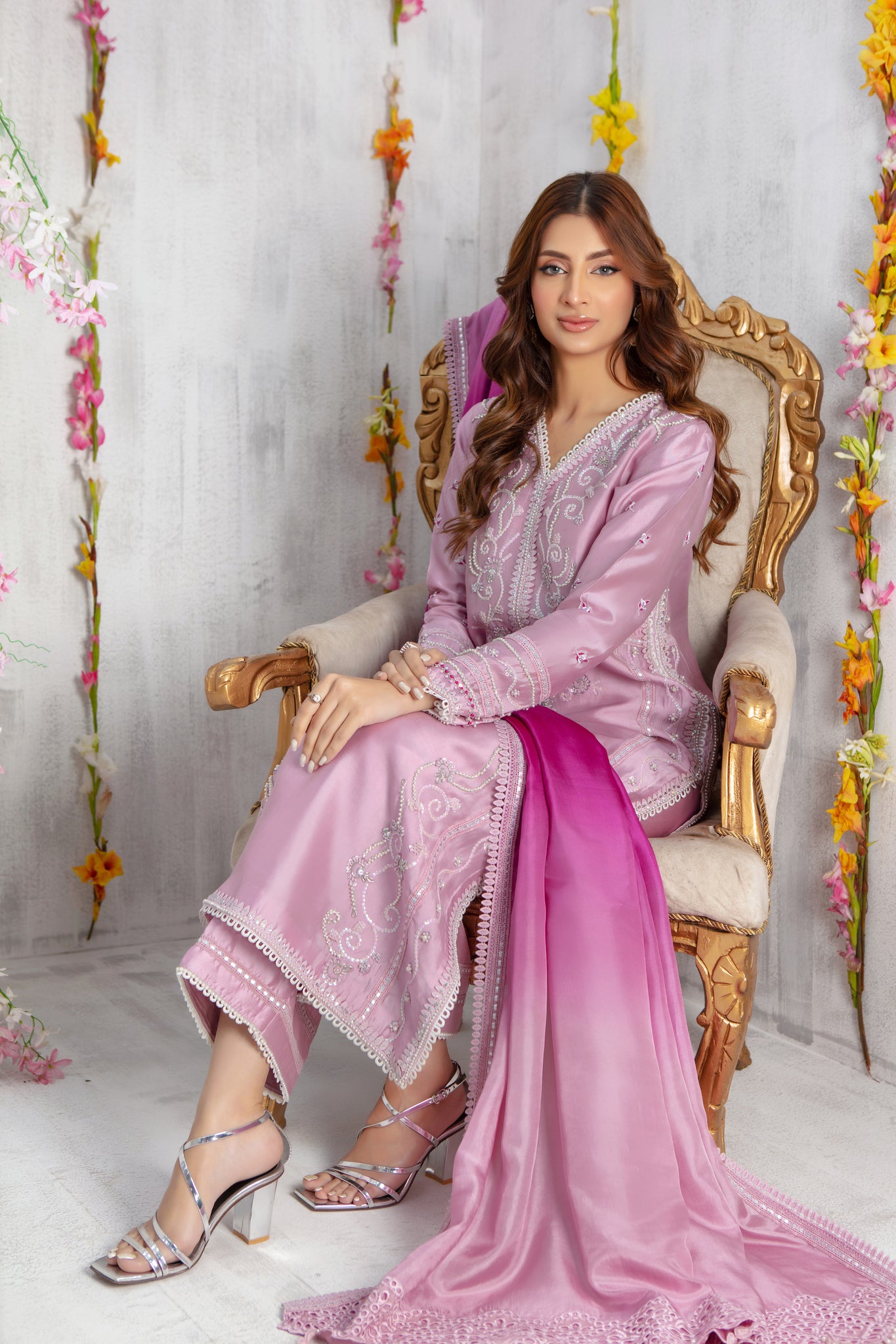 Mesa Rose | Pakistani Designer Outfit | Sarosh Salman