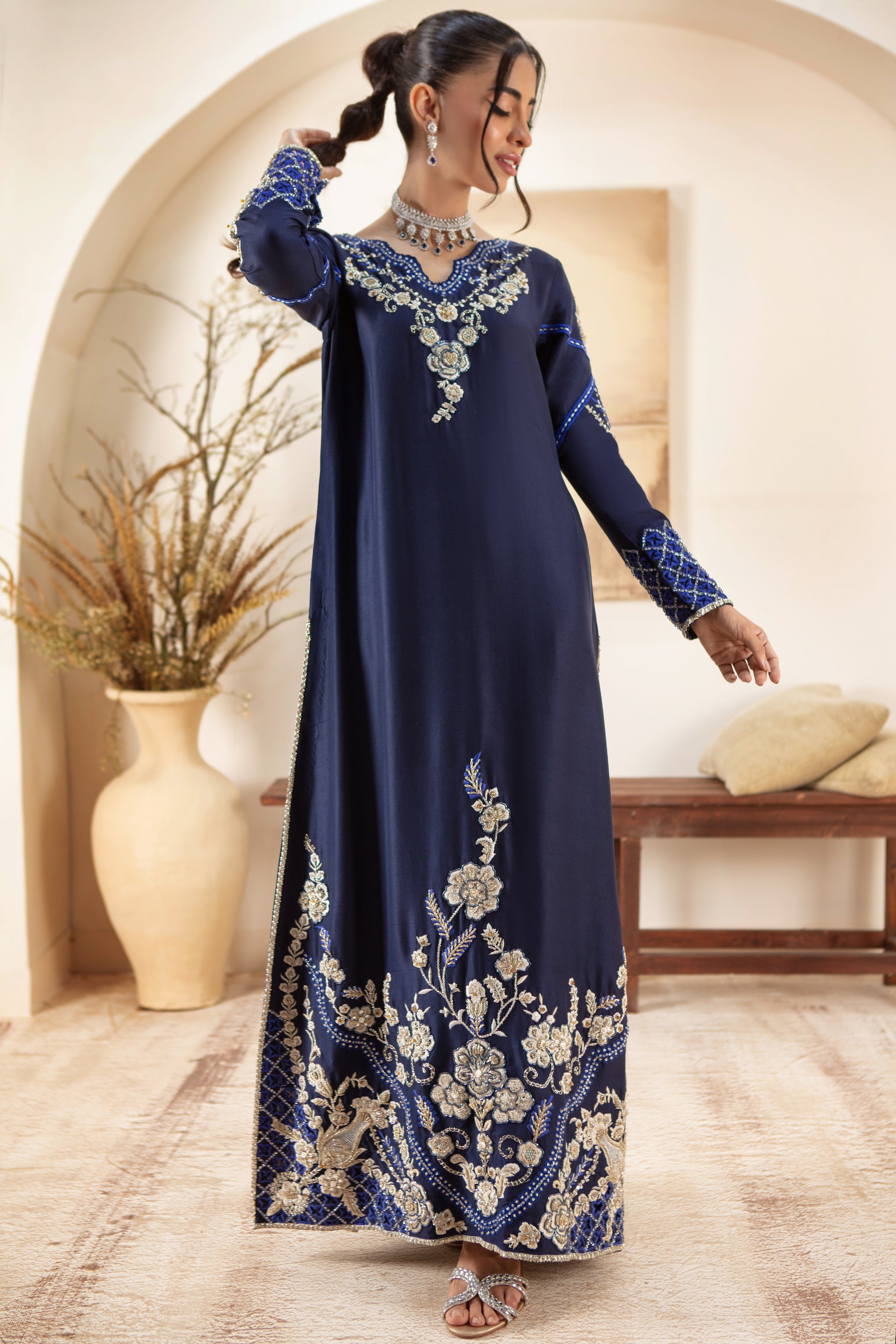 Kafiya | Pakistani Designer Outfit | Sarosh Salman