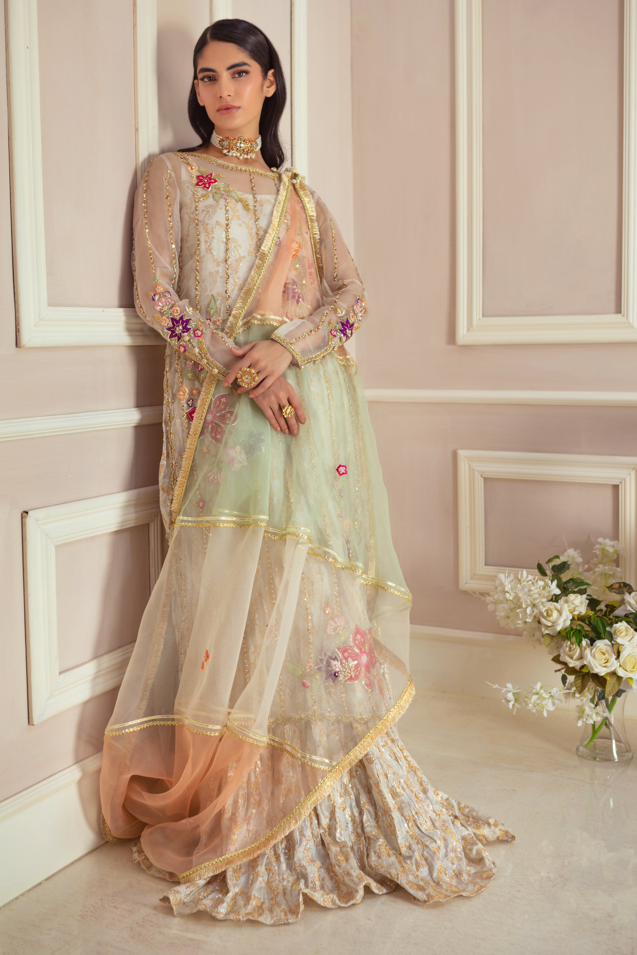 Celestial | Pakistani Designer Outfit | Sarosh Salman