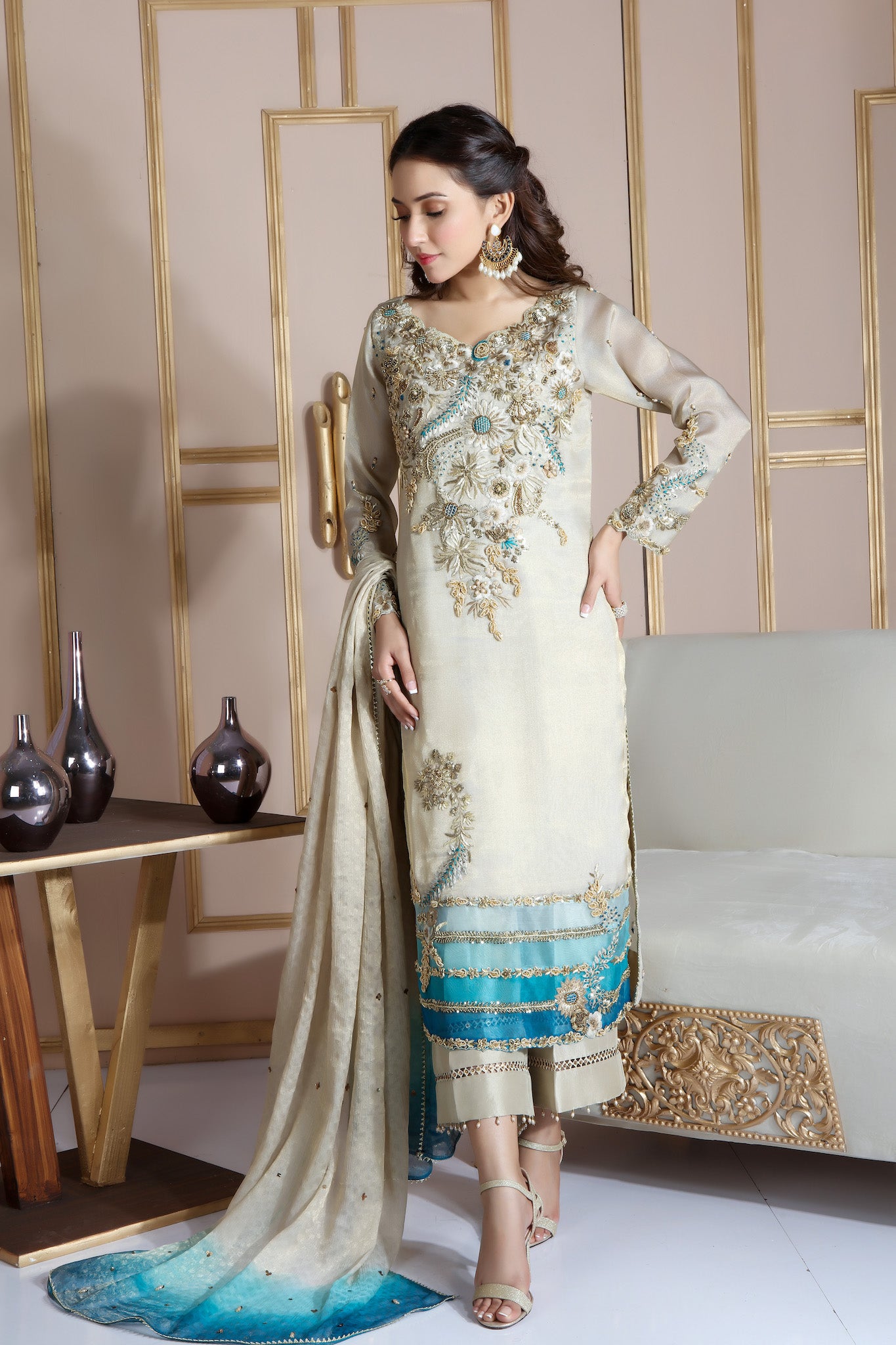 Luciana | Pakistani Designer Outfit | Sarosh Salman