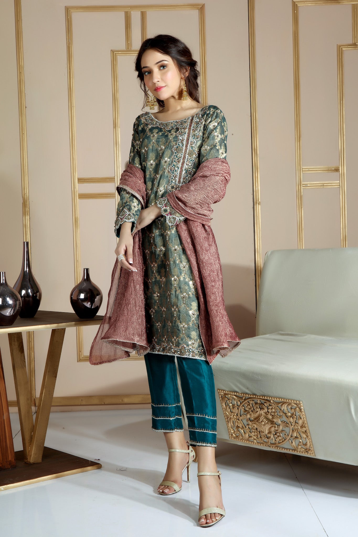 Marina | Pakistani Designer Outfit | Sarosh Salman