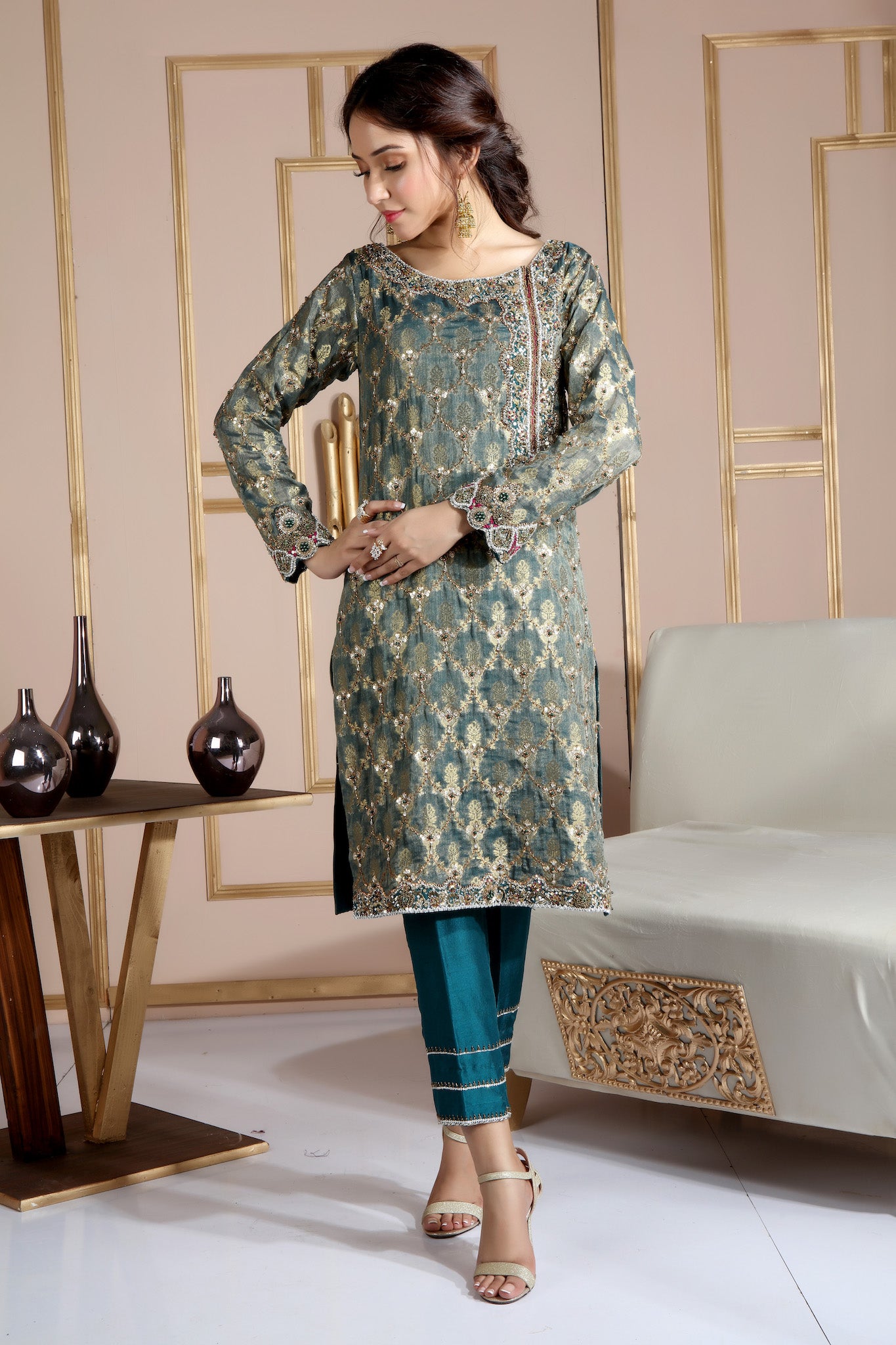 Marina | Pakistani Designer Outfit | Sarosh Salman