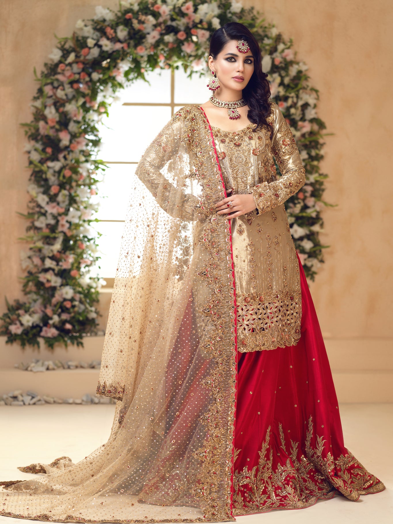 Gleamed | Pakistani Designer Outfit | Sarosh Salman