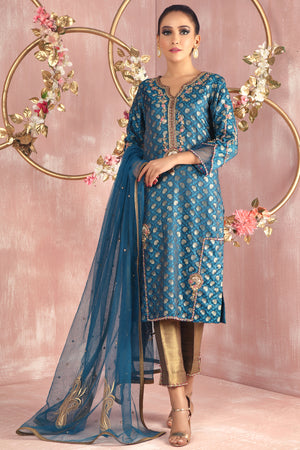Midnight Muse | Pakistani Designer Outfit | Sarosh Salman