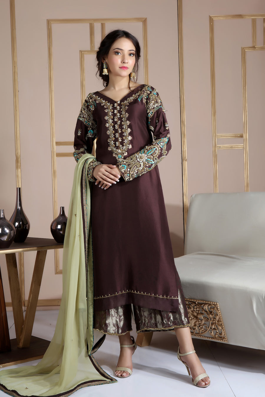 Celestia | Pakistani Designer Outfit | Sarosh Salman