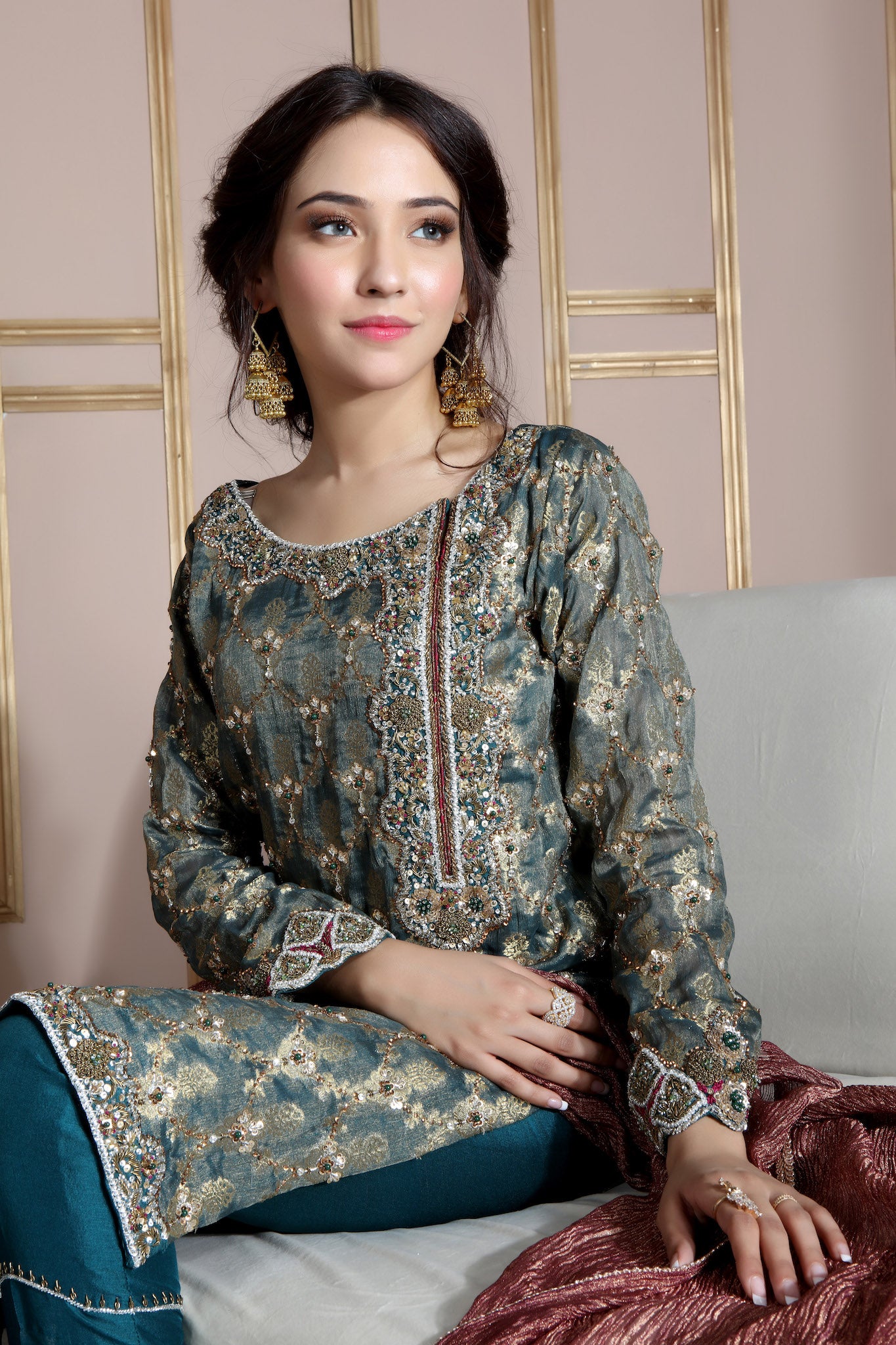 Marina | Pakistani Designer Outfit | Sarosh Salman
