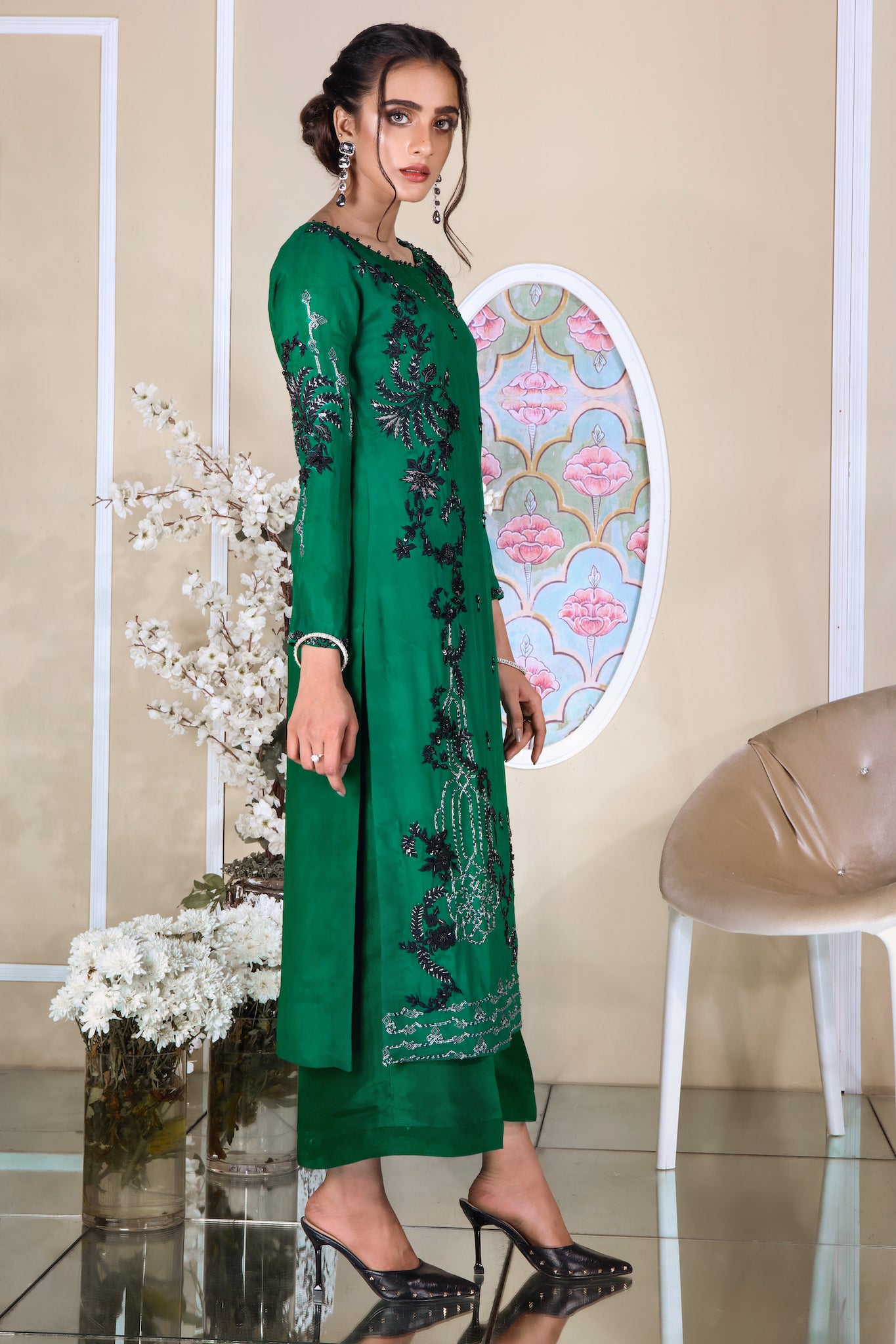 Melachite | Pakistani Designer Outfit | Sarosh Salman