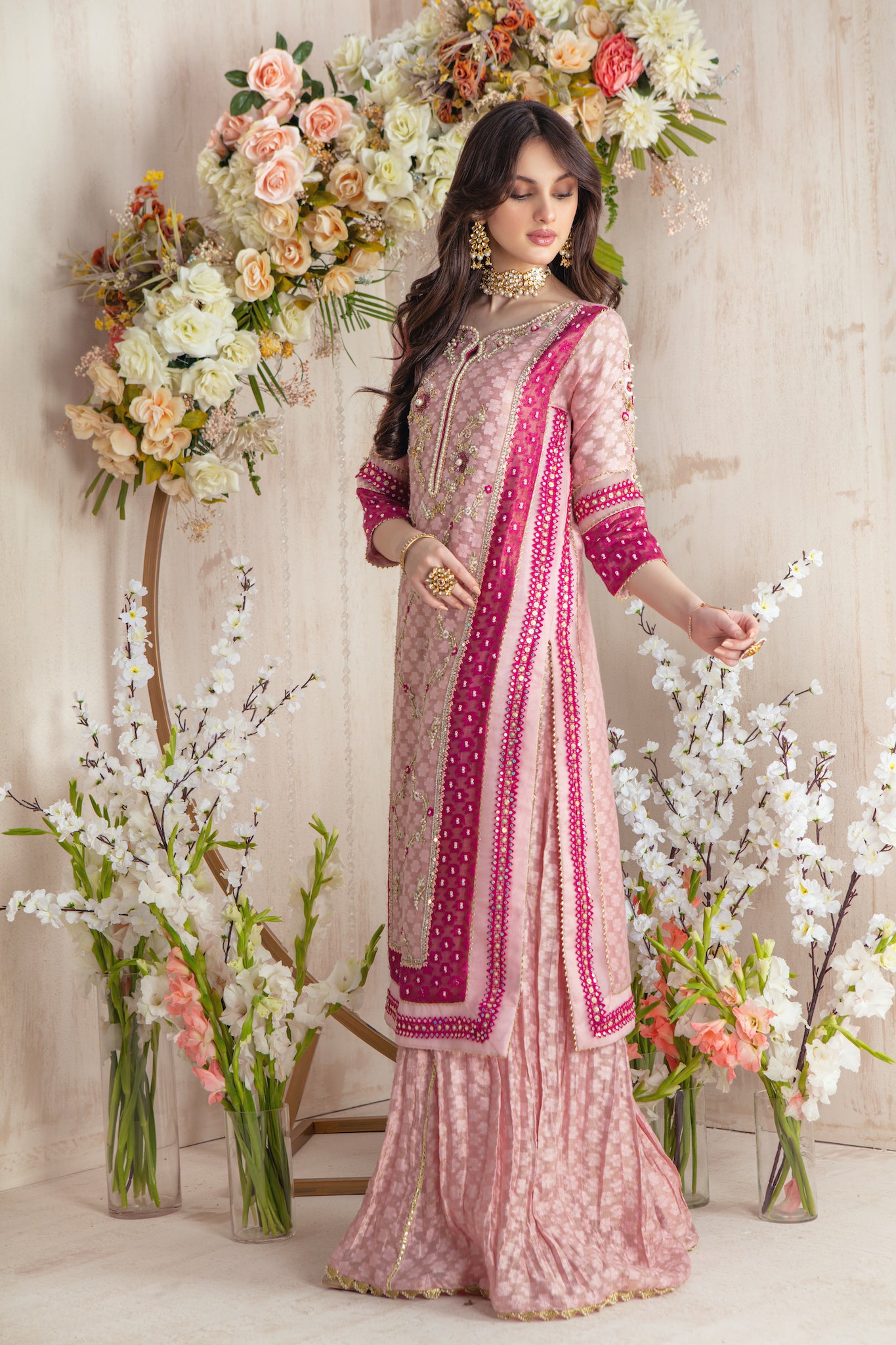 Pink Pearl | Pakistani Designer Outfit | Sarosh Salman