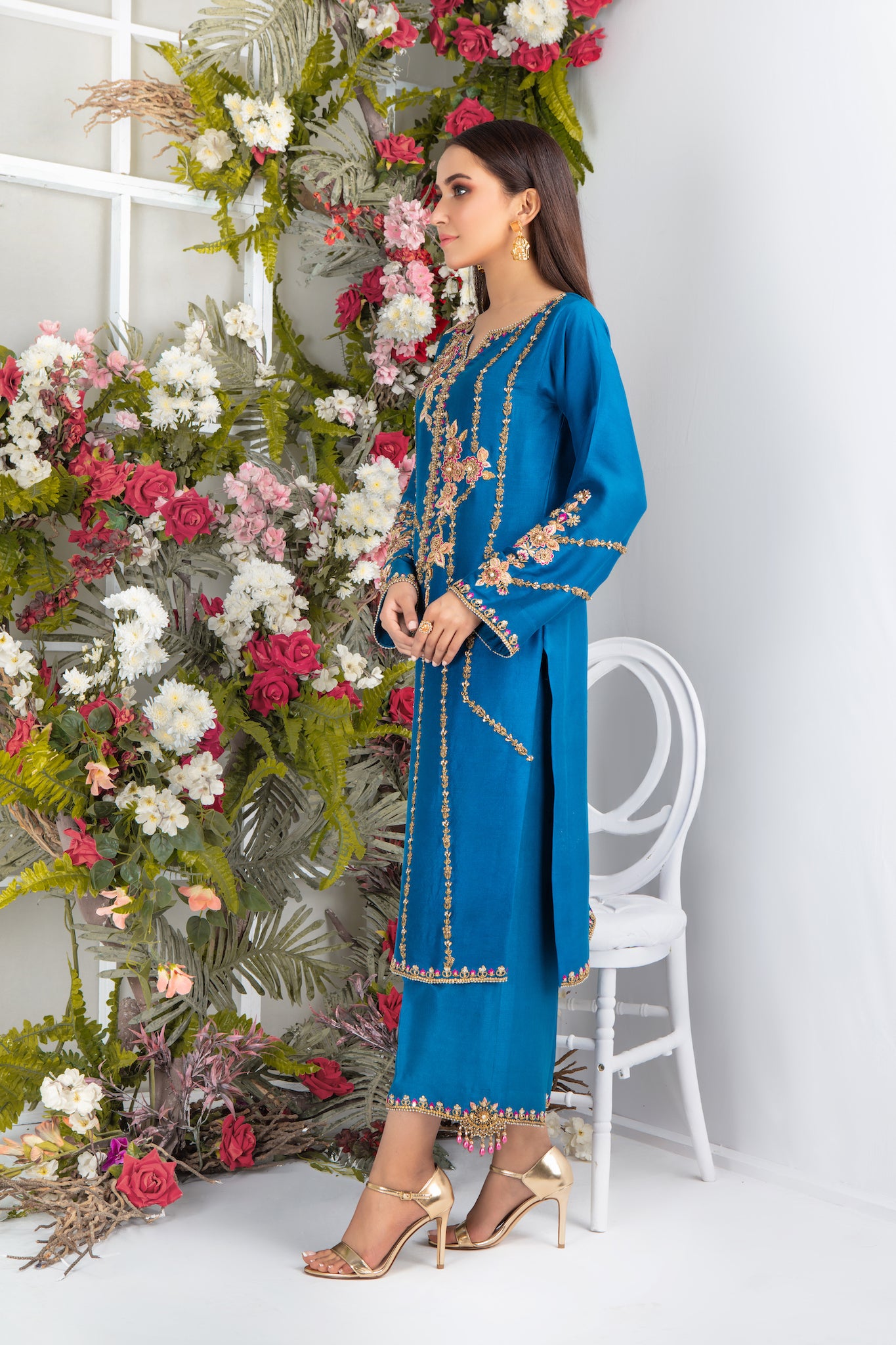Azure | Pakistani Designer Outfit | Sarosh Salman
