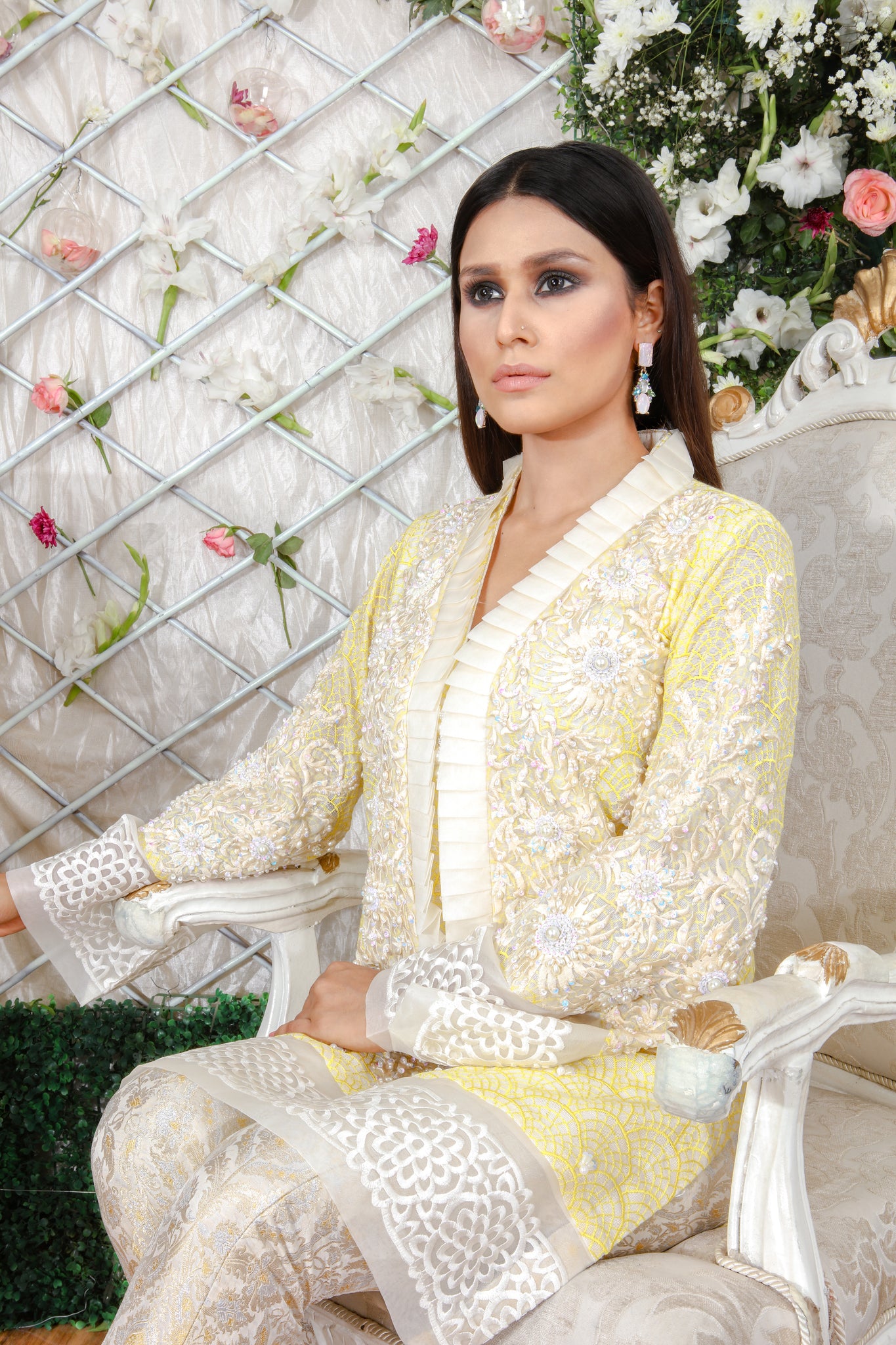 Cross Stitch | Pakistani Designer Outfit | Sarosh Salman