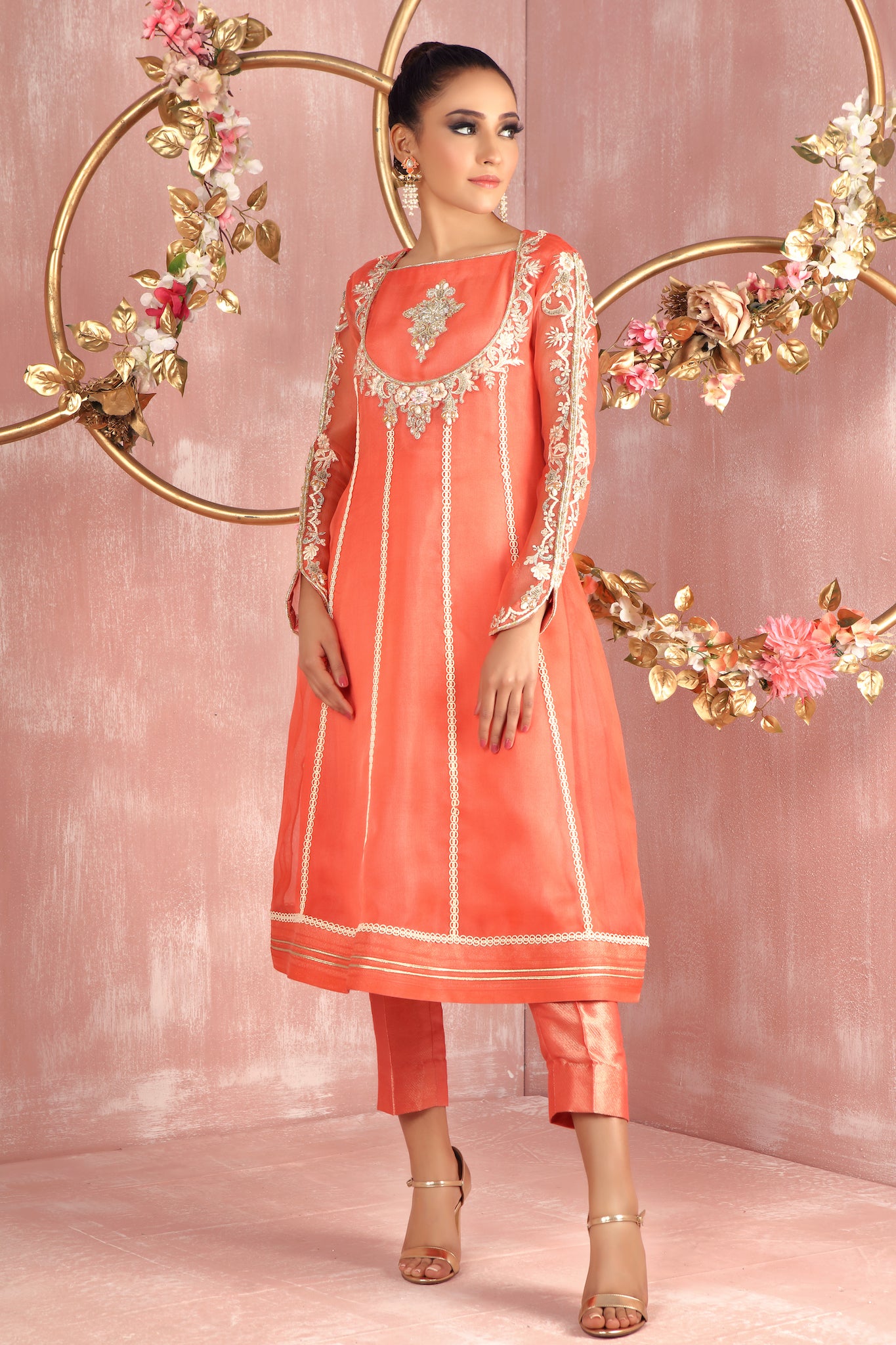 Vermillion | Pakistani Designer Outfit | Sarosh Salman