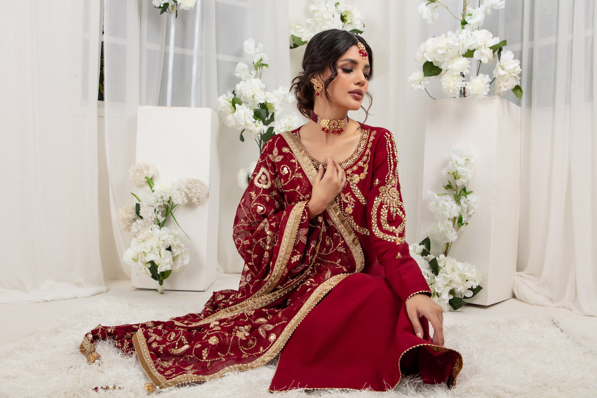 Samah | Pakistani Designer Outfit | Sarosh Salman