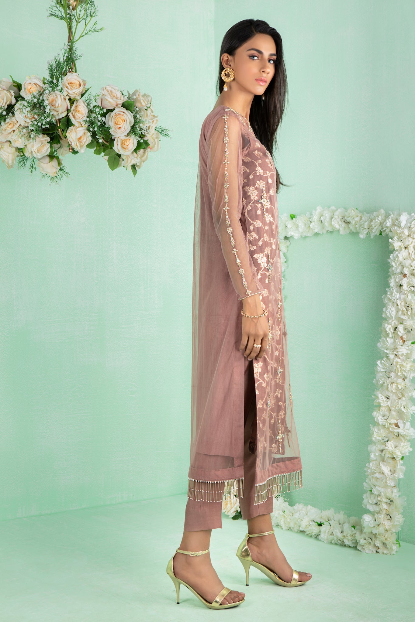 Totally Tan | Pakistani Designer Outfit | Sarosh Salman
