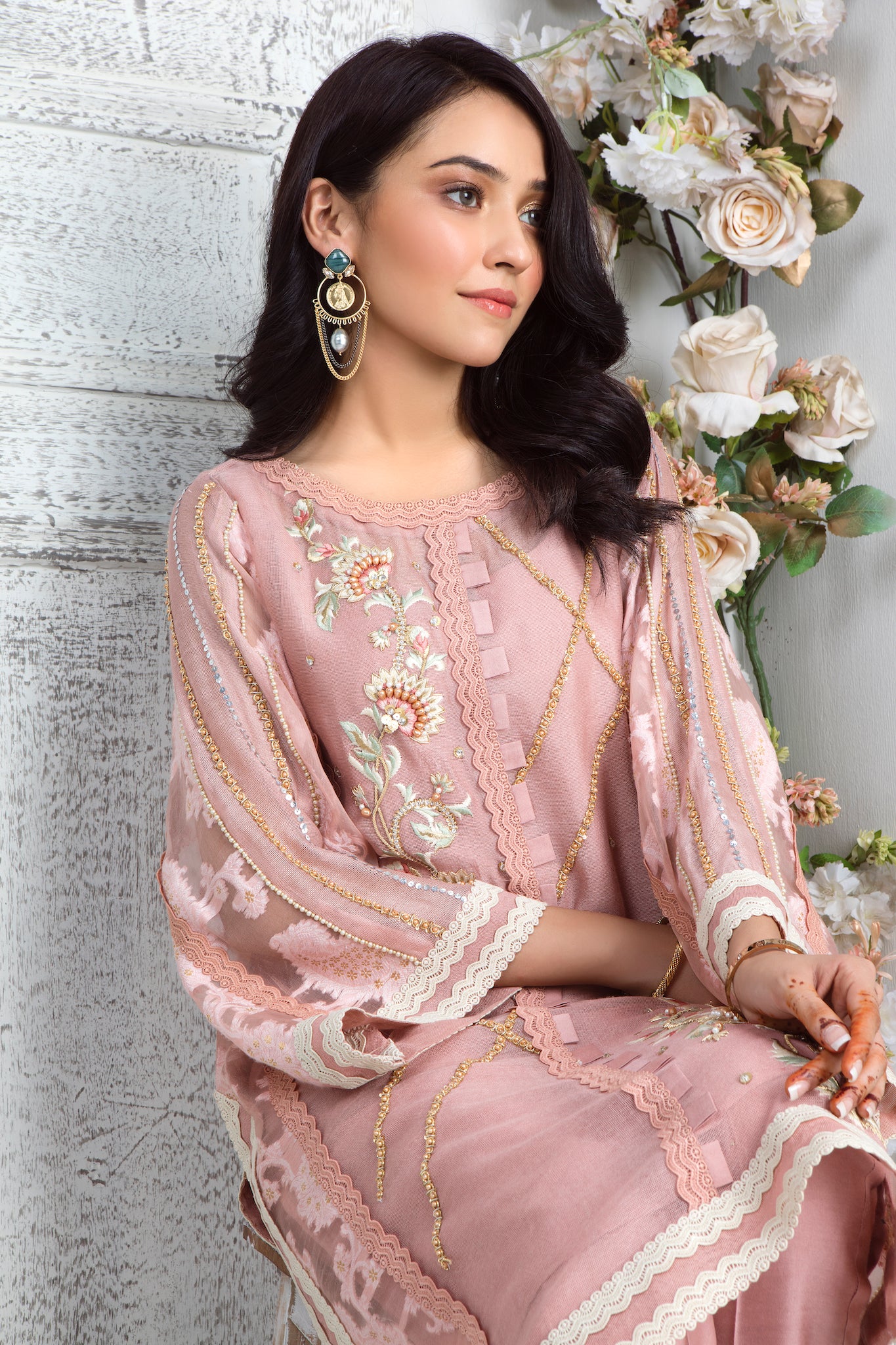Rich Rouge | Pakistani Designer Outfit | Sarosh Salman