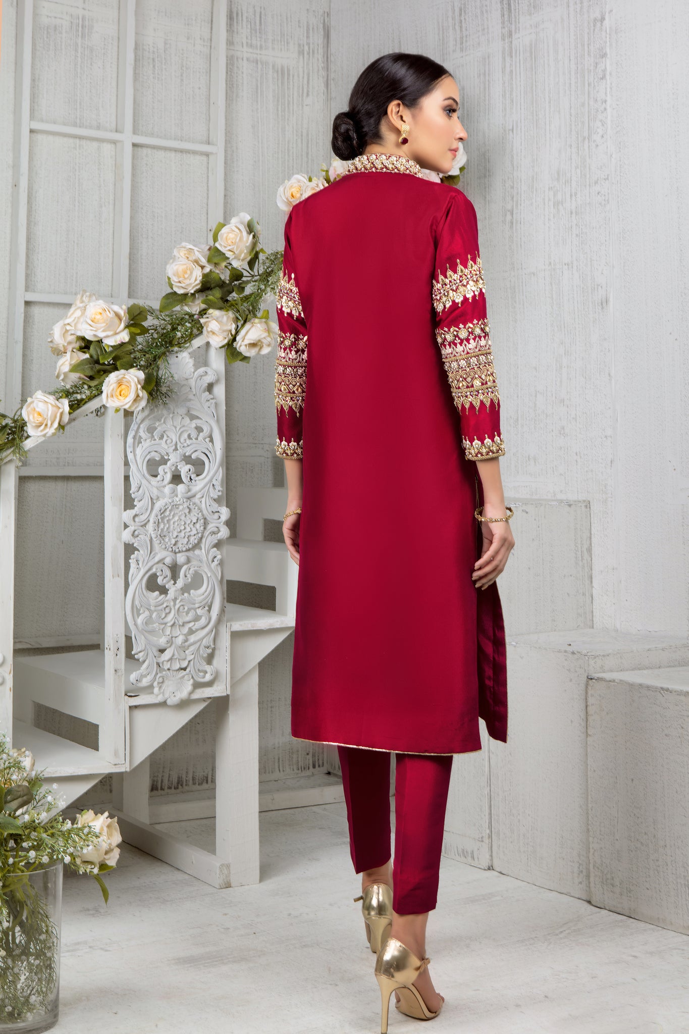 Garnet | Pakistani Designer Outfit | Sarosh Salman