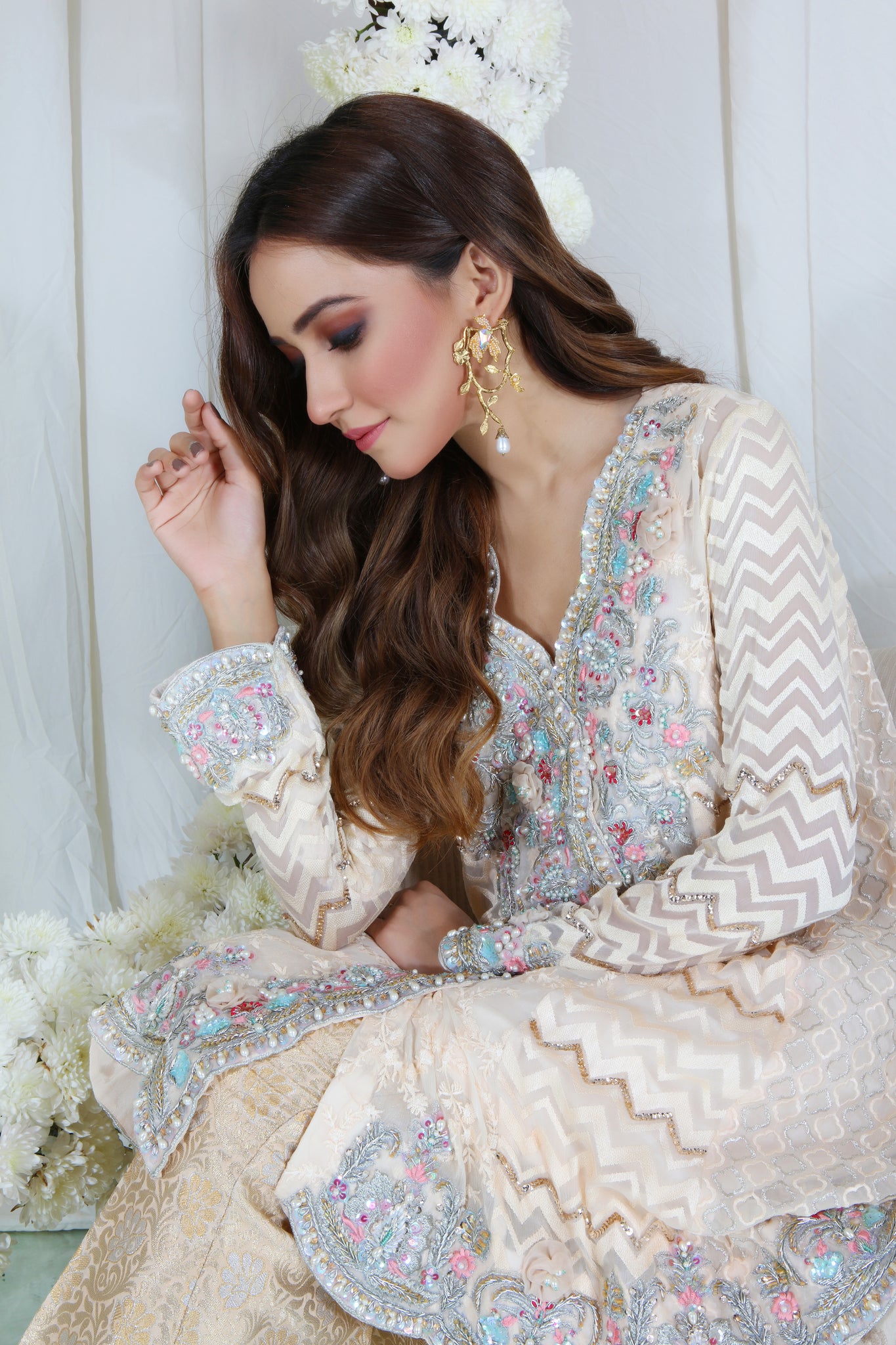 Cameo Rose | Pakistani Designer Outfit | Sarosh Salman