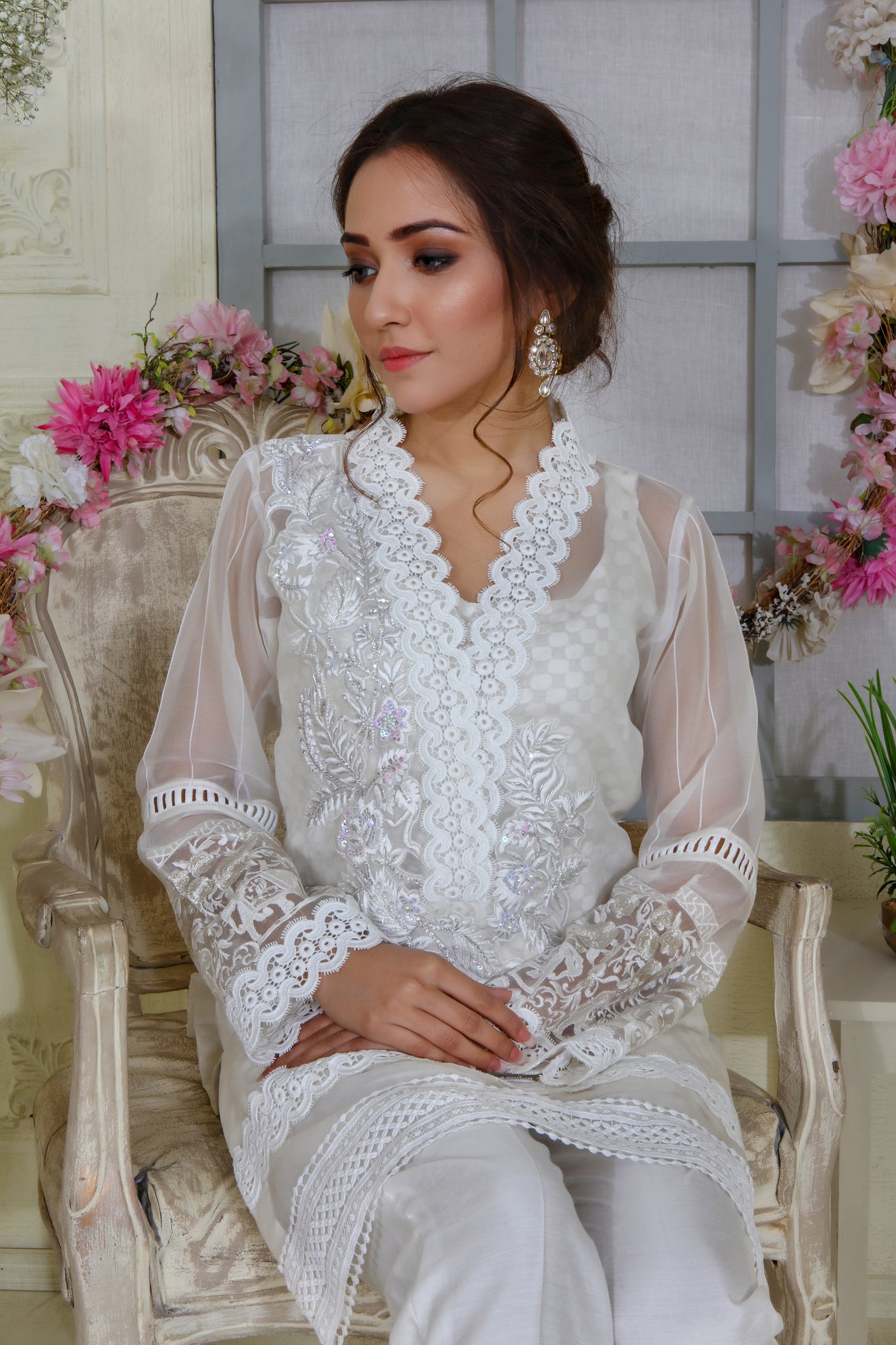 Lily White | Pakistani Designer Outfit | Sarosh Salman