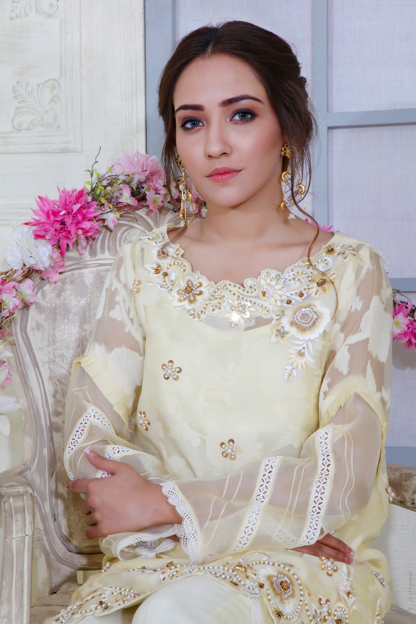 Lime Sorbet | Pakistani Designer Outfit | Sarosh Salman