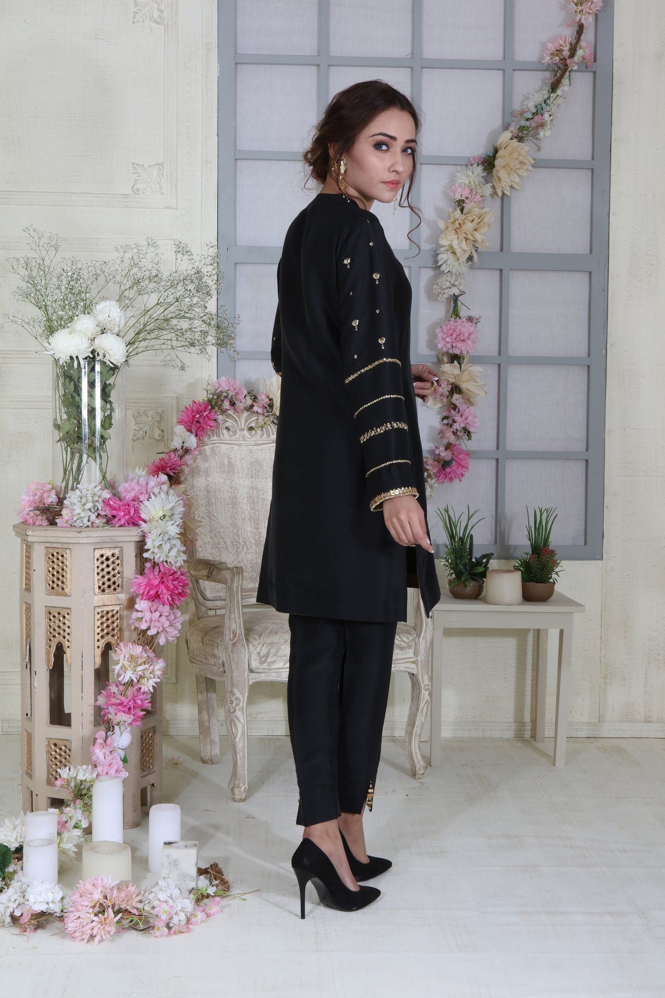 Diva Black | Pakistani Designer Outfit | Sarosh Salman